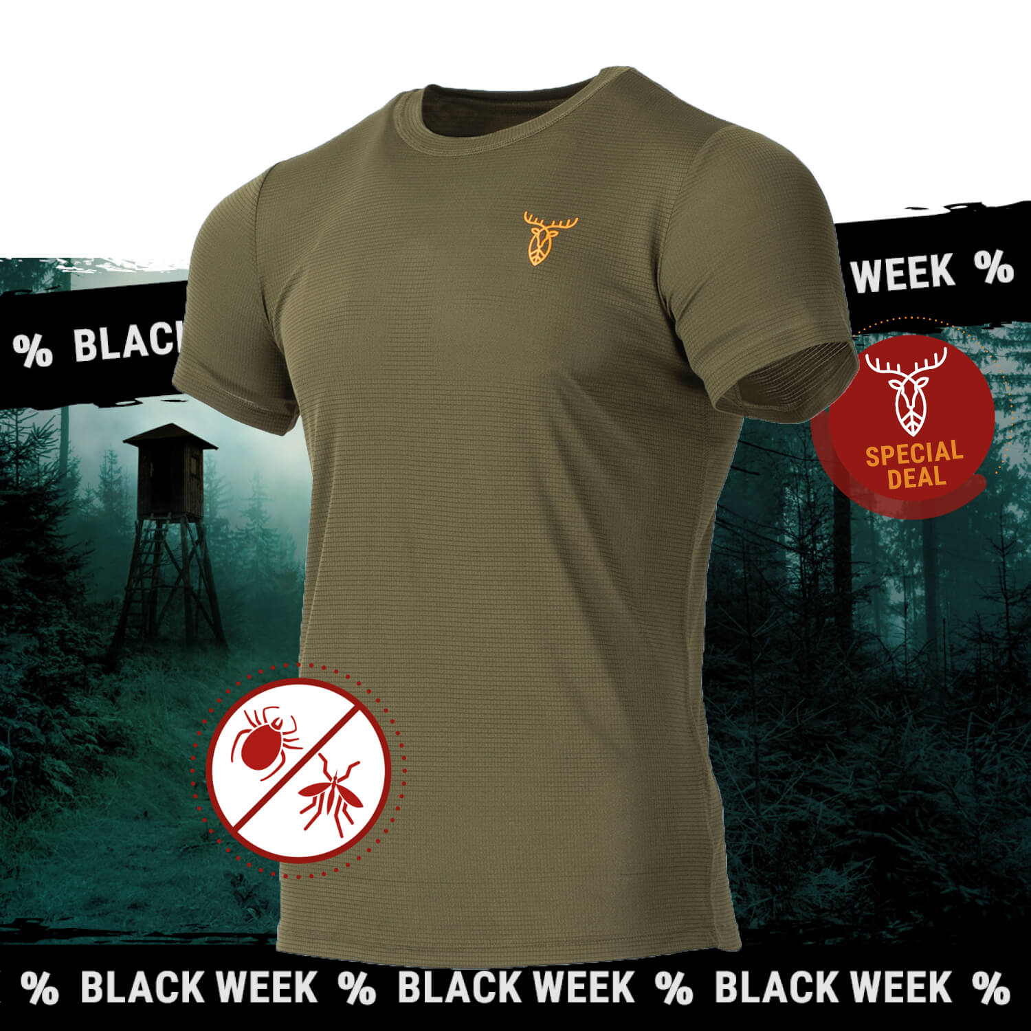 Pirscher Gear Ultralight Tanatex T-Shirt - Outlet