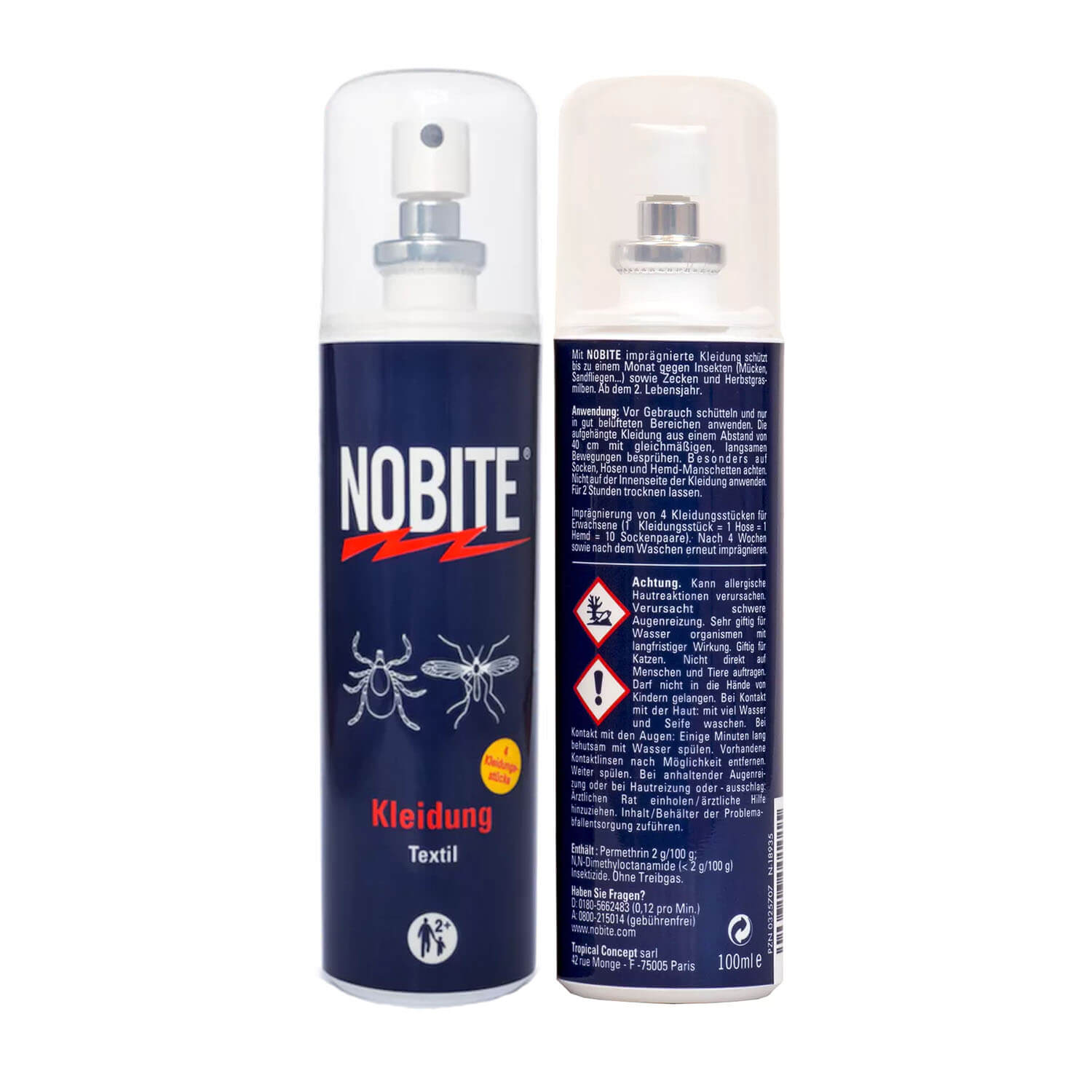 Nobite Insektenschutz Kleidungsspray 100ml