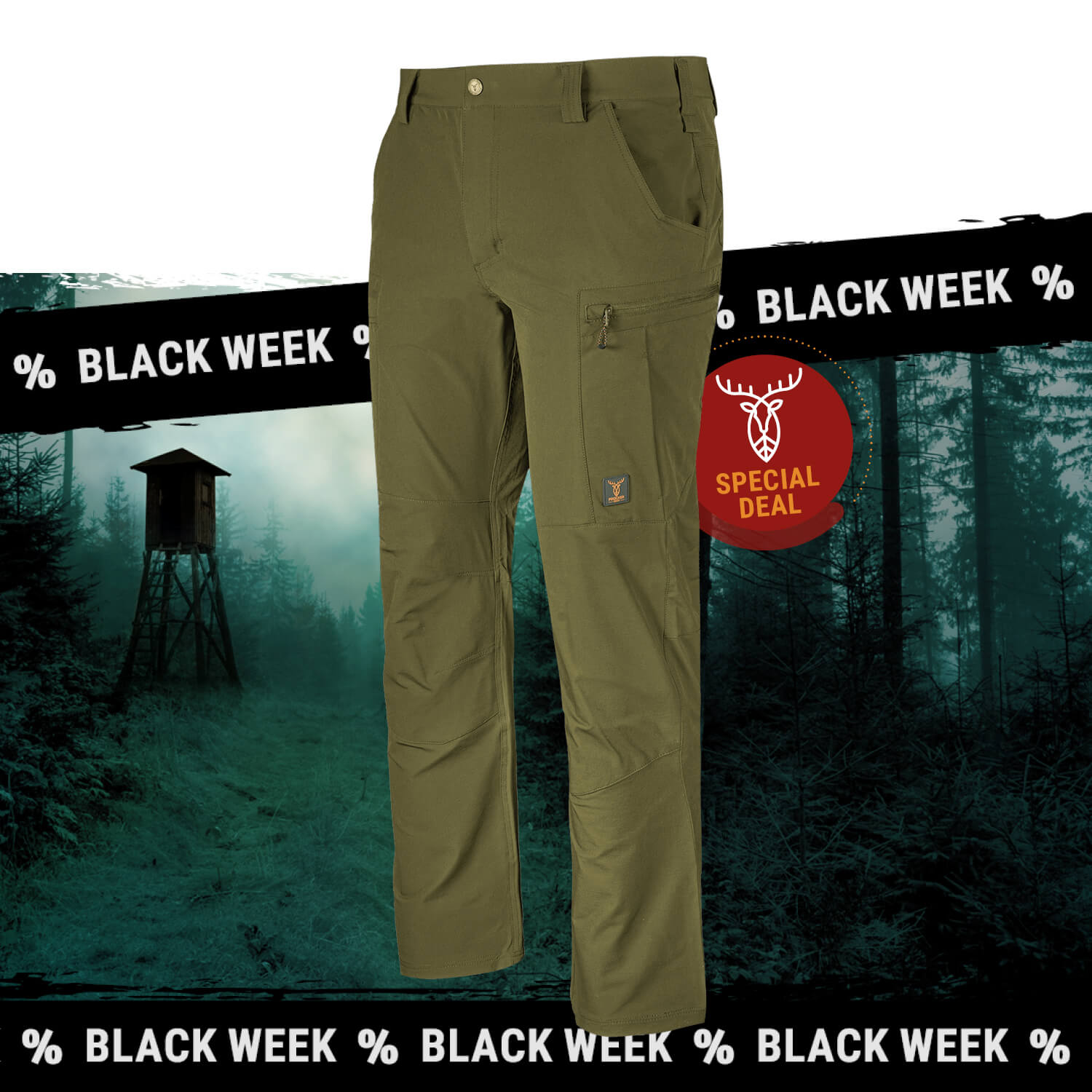 Pirscher Gear Flex Pro Hose (Grün)