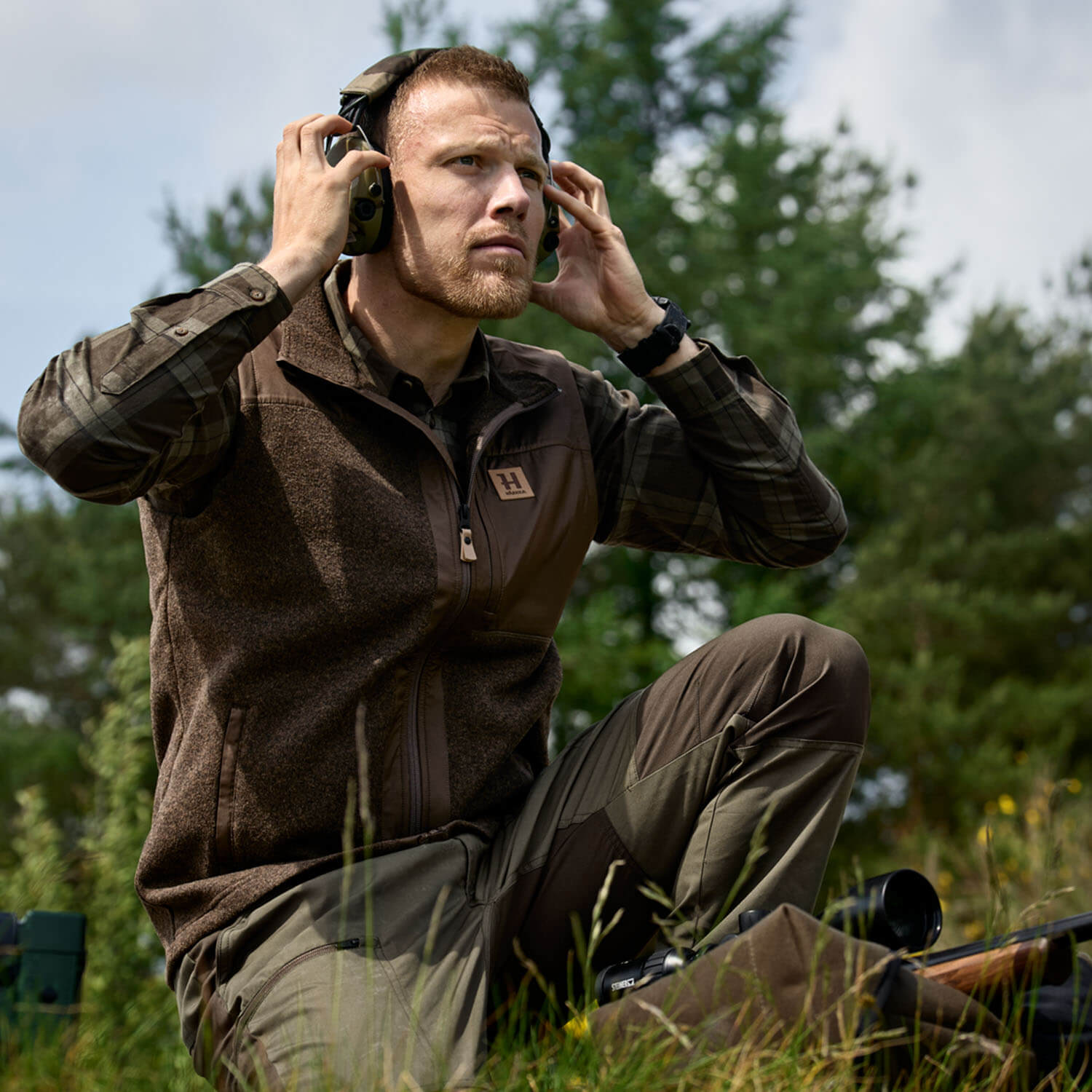 Härkila Fleeceweste Kalix (Dark Earth)