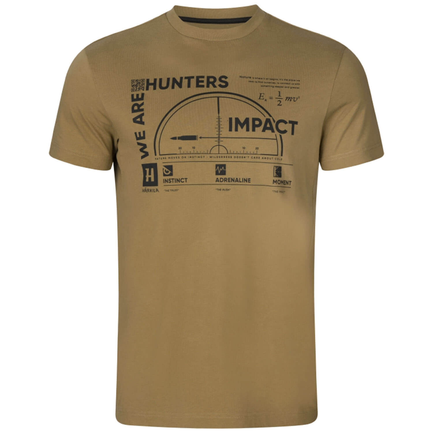 Härkila T-Shirt Impact (Golden Brown) - Hemden & Shirts