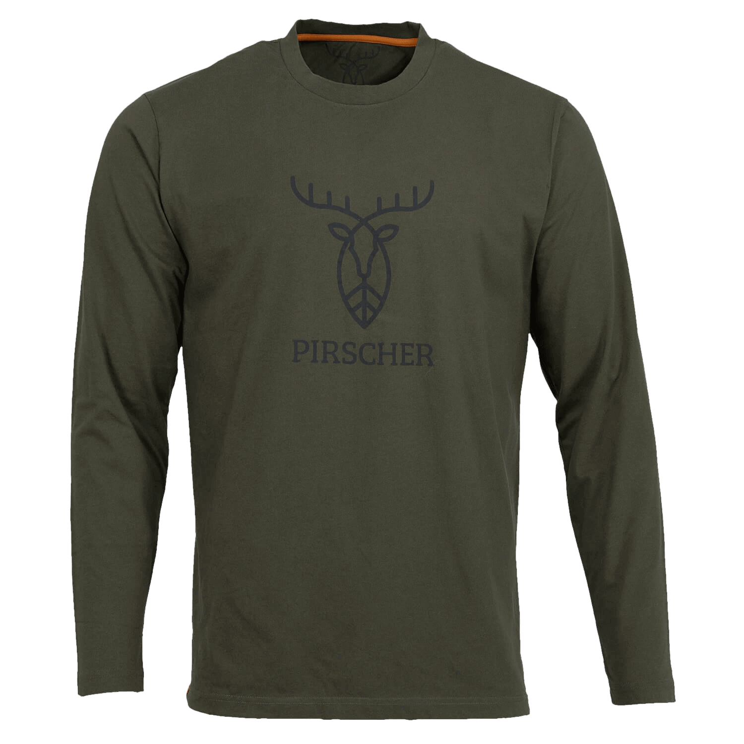 Pirscher Gear LS Shirt Logo (Grün) - Geschenke für Jäger