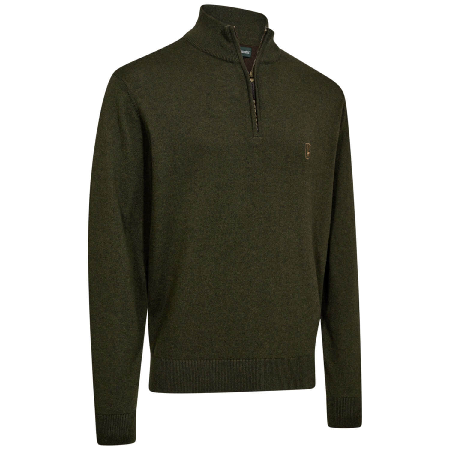 Deerhunter Strickpullover Harrington (Forest Ember Melange) - Jagdpullover
