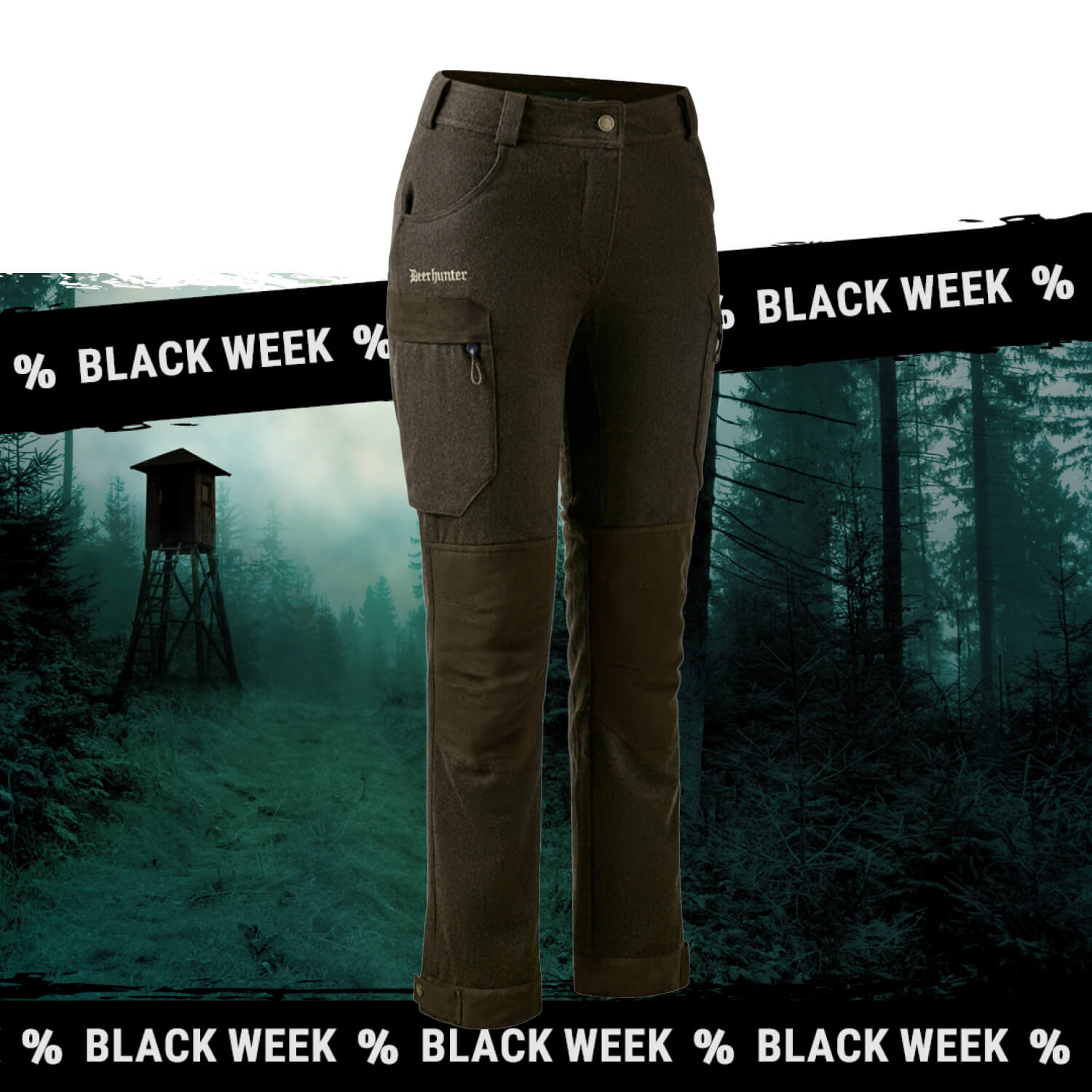 Deerhunter Jagdhose Lady Tatra (Loden Wood)