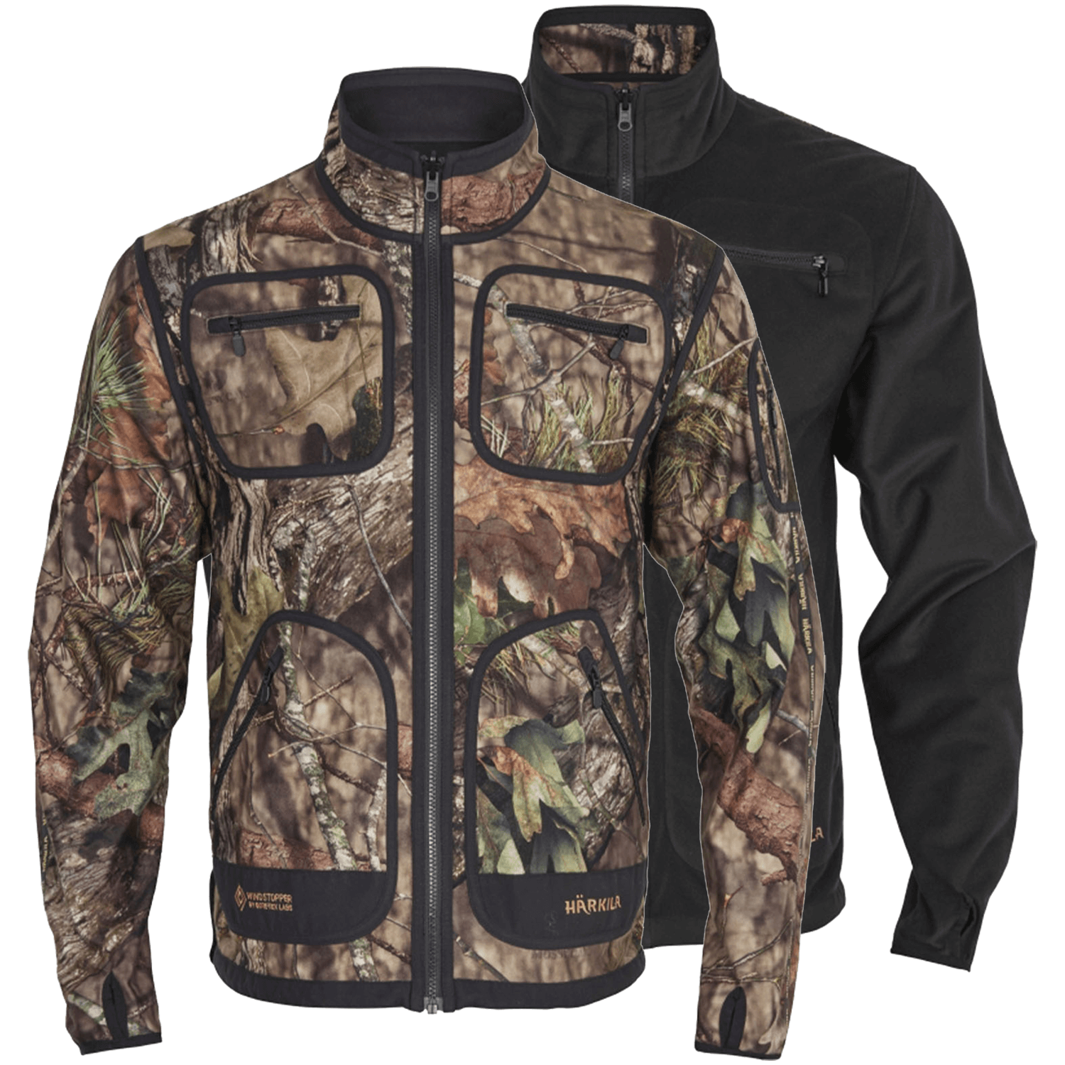 Härkila Wendejacke Kamko WSP (MossyOak/Black) - Jagdjacken