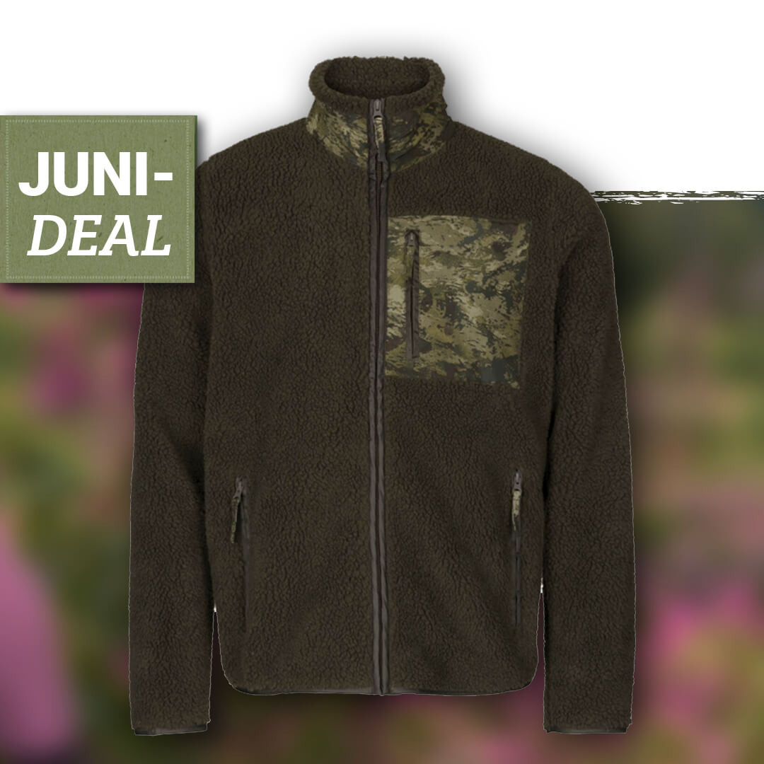 Seeland Fleecejacke Zephyr (Grizzly Brown/InVis Green) - Jagdjacken