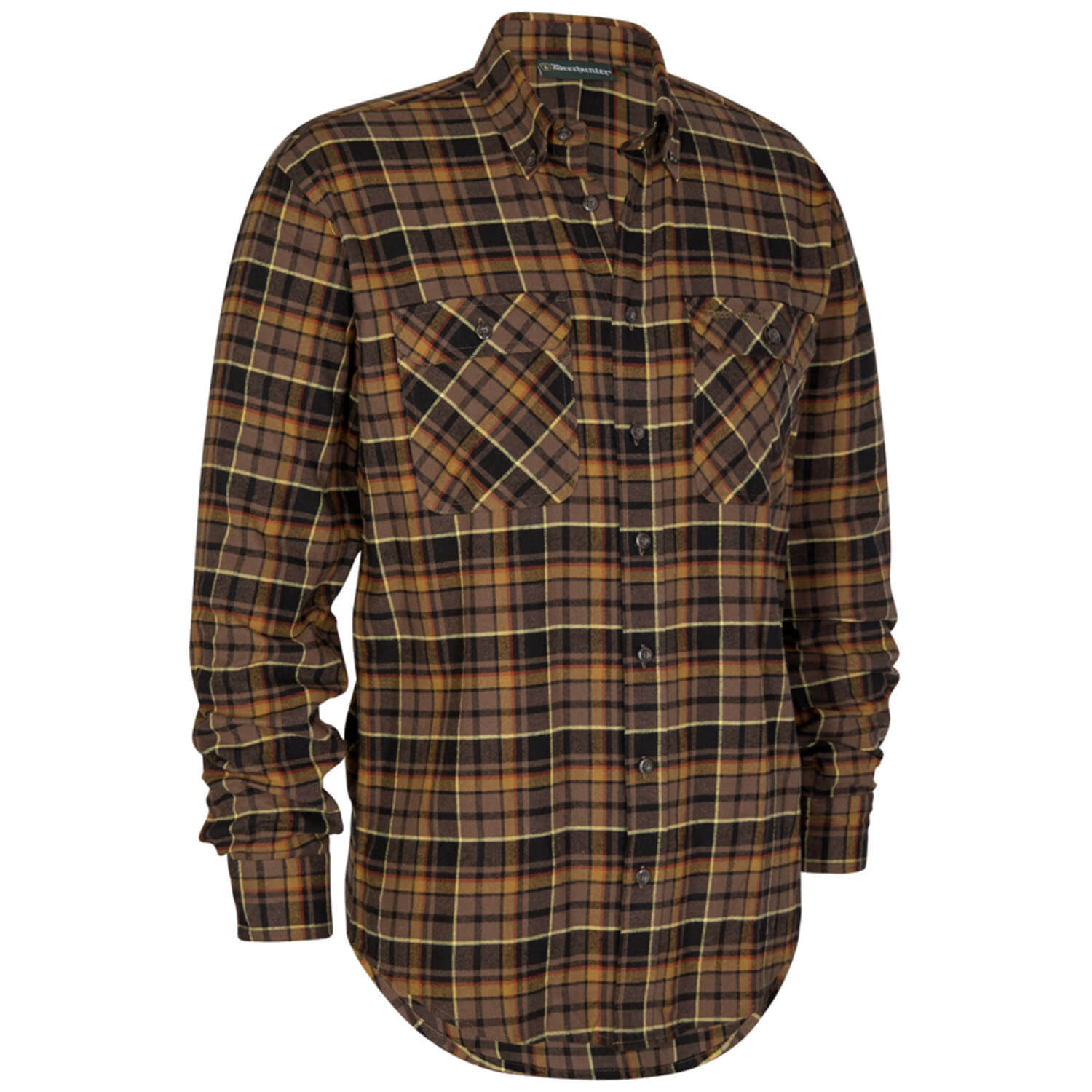 Deerhunter Flanellhemd Marvin (Brown Check) - Outlet