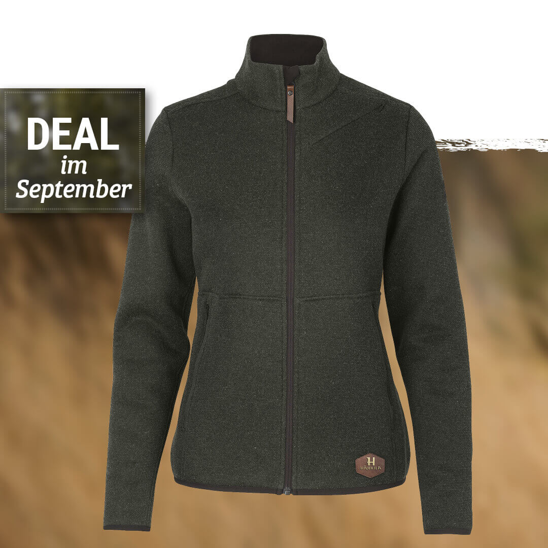 Härkila Damen Strickjacke Metso (Willow Green) - Jagdjacken