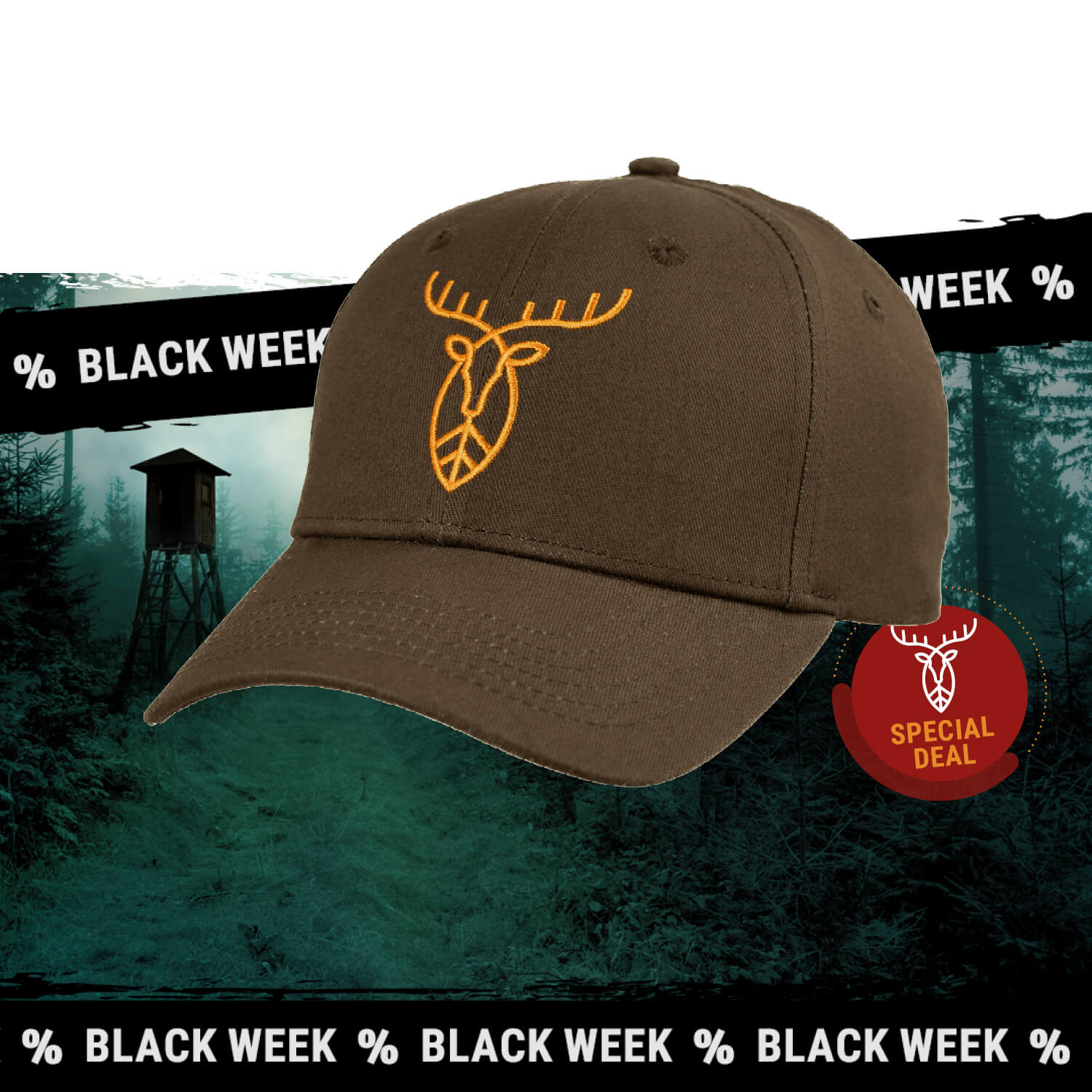 Pirscher Gear Logo Cap (Braun) - Outlet