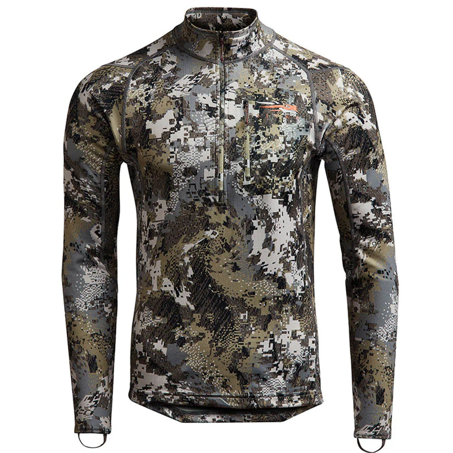 Sitka Gear Zip-T Core Midweight (Optifade Elevated II) - Shirts