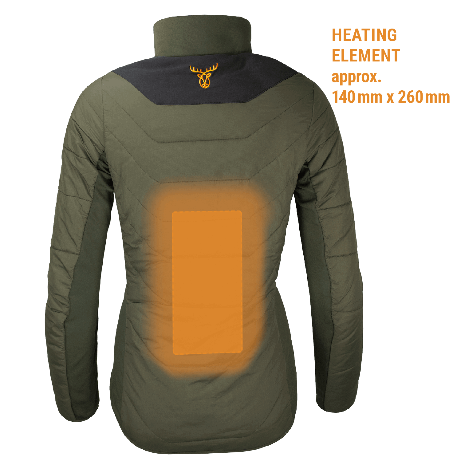 Pirscher Gear Damen-Heizjacke