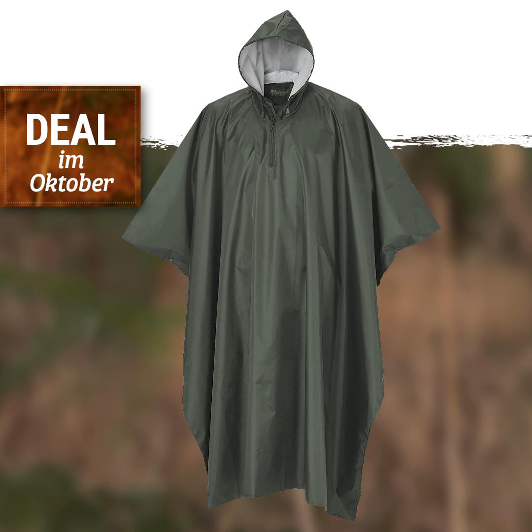 Pinewood Regenponcho (grün) - Jagdbekleidung Herren