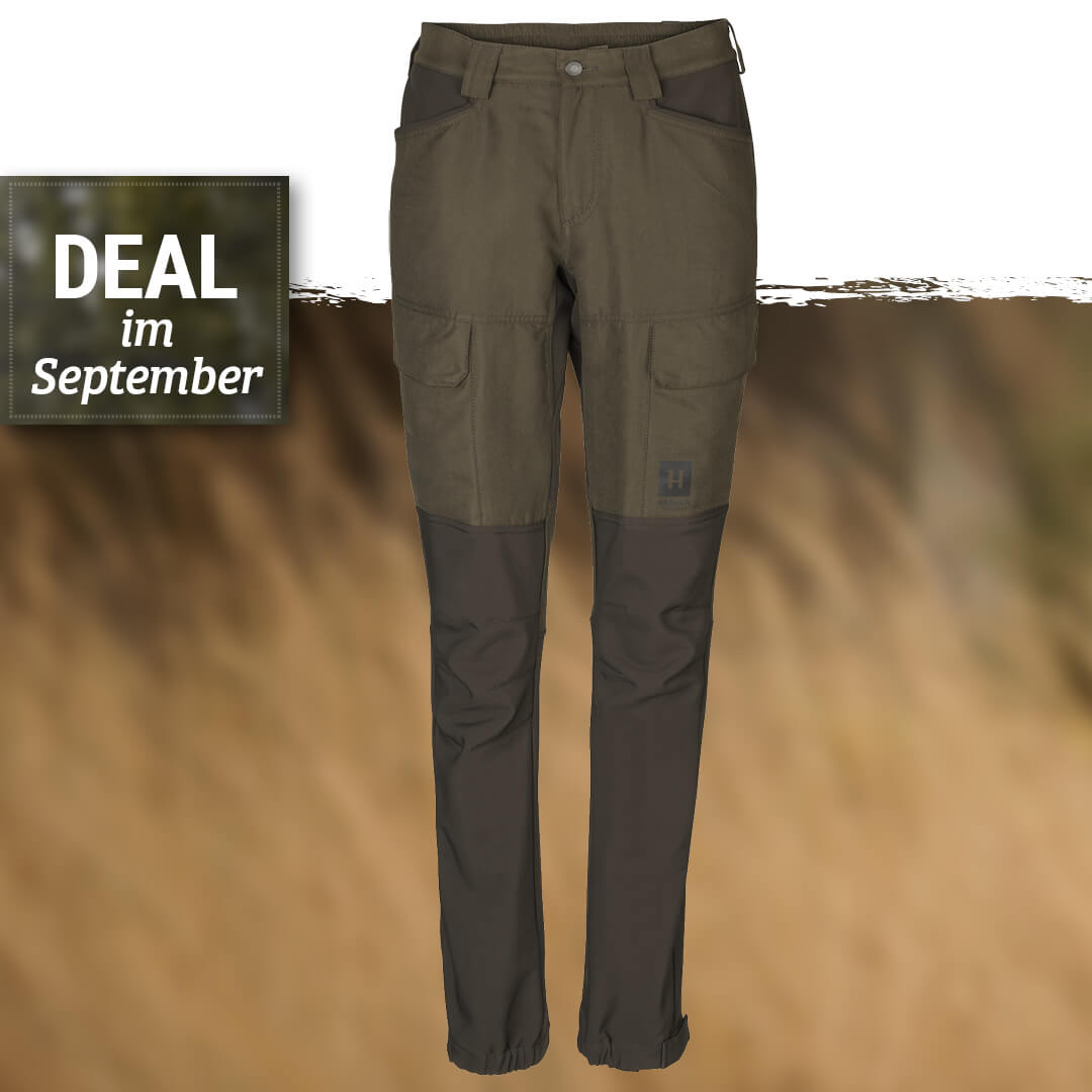 Härkila Damenhose Scandinavian (Willow Green/Brown) - Jagdbekleidung Damen