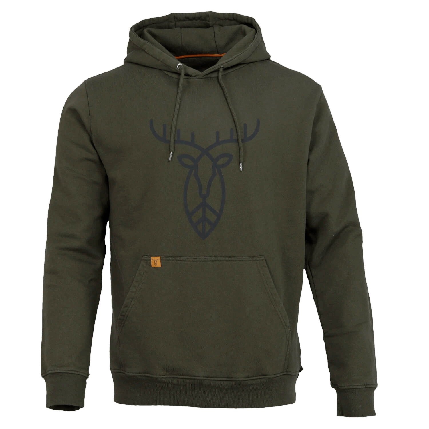 Pirscher Gear Hoodie Logo (Grün) - Geschenke für Jäger