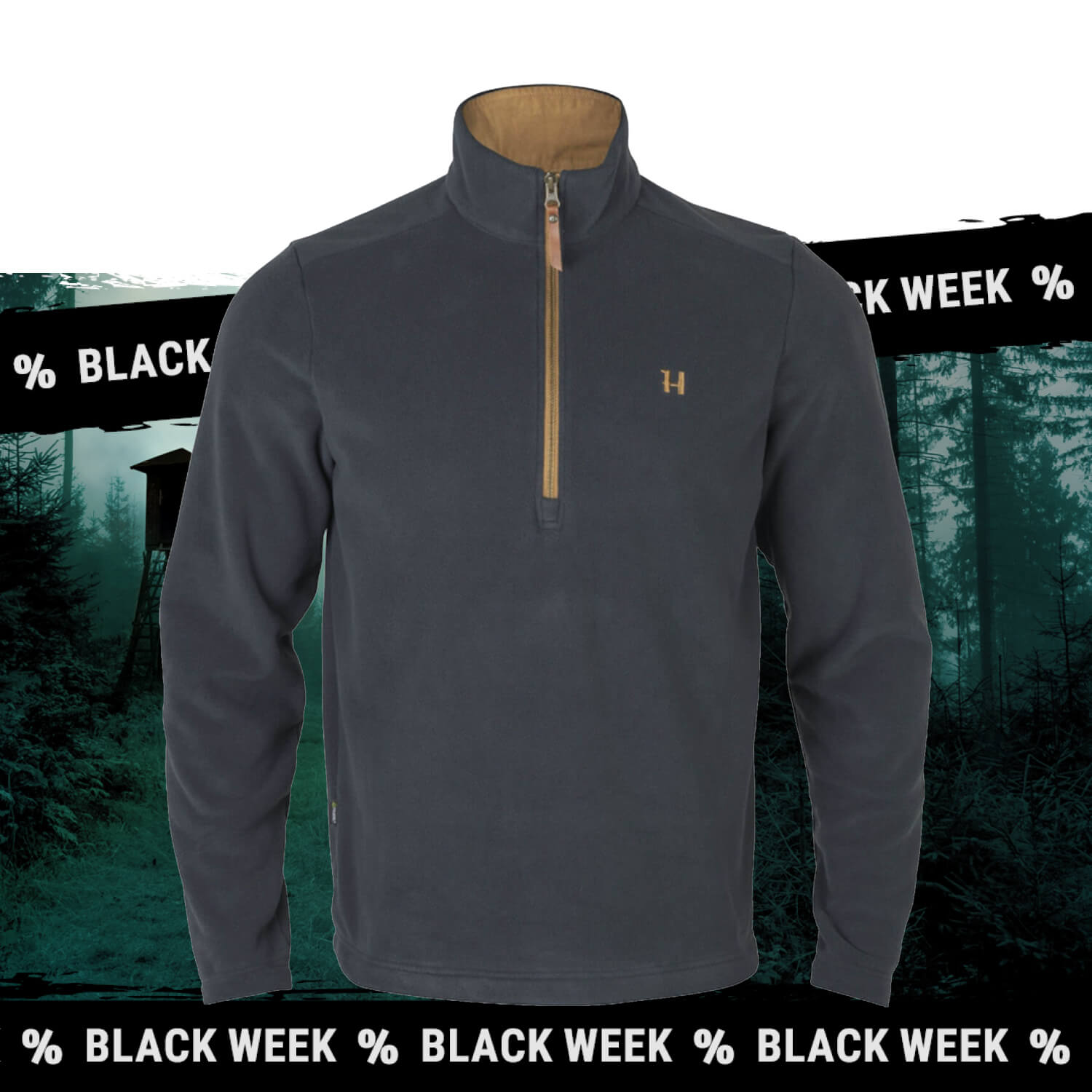 Härkila Jagdpullover Sandhem 200 (Dark Navy) - Jagdpullover