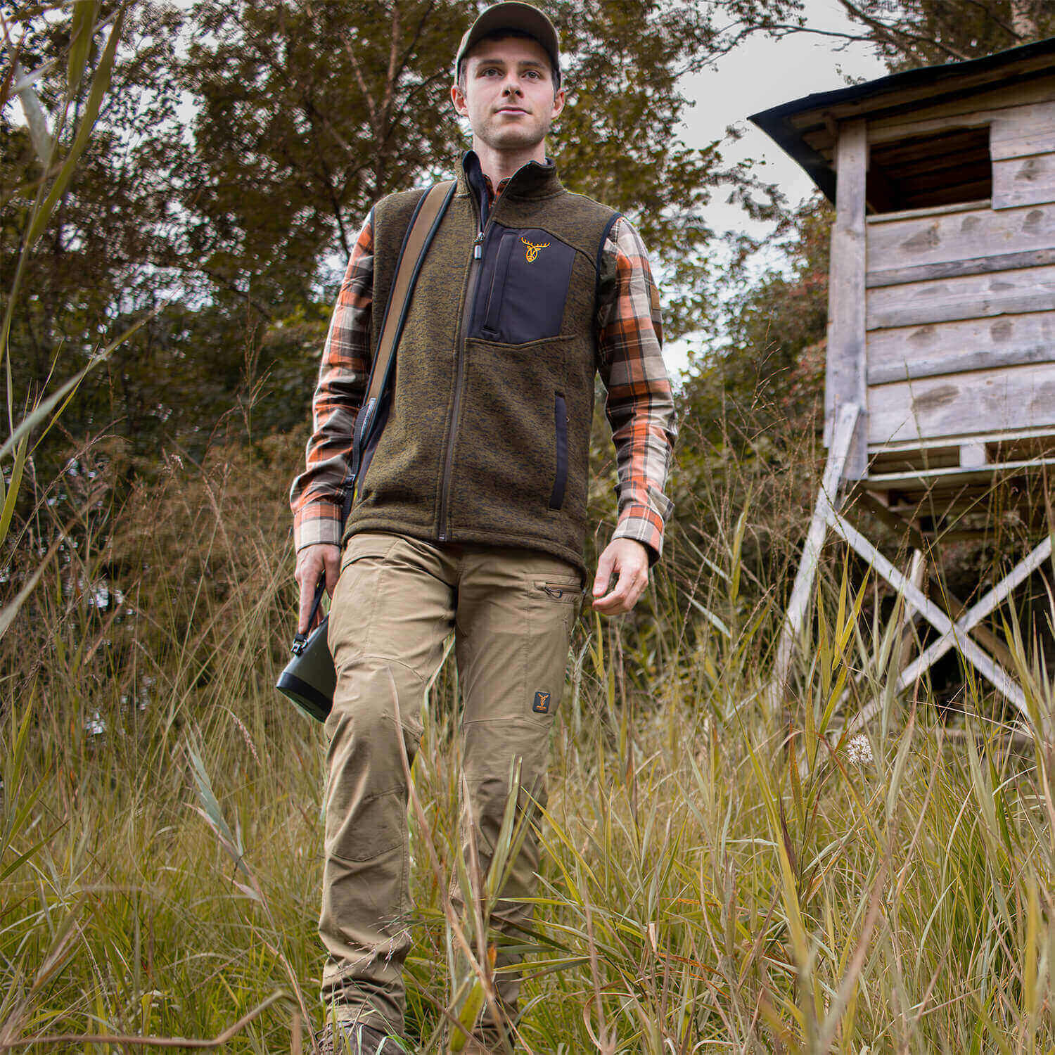 Pirscher Gear Vale Strick-Fleece Weste