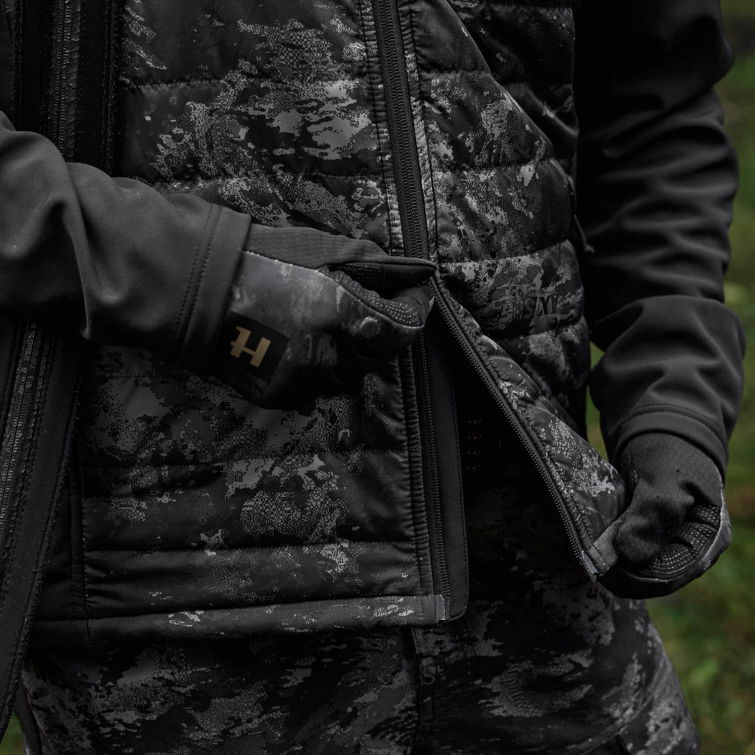  Härkila Noctyx hybride jas (AXIS MSP Zwart)