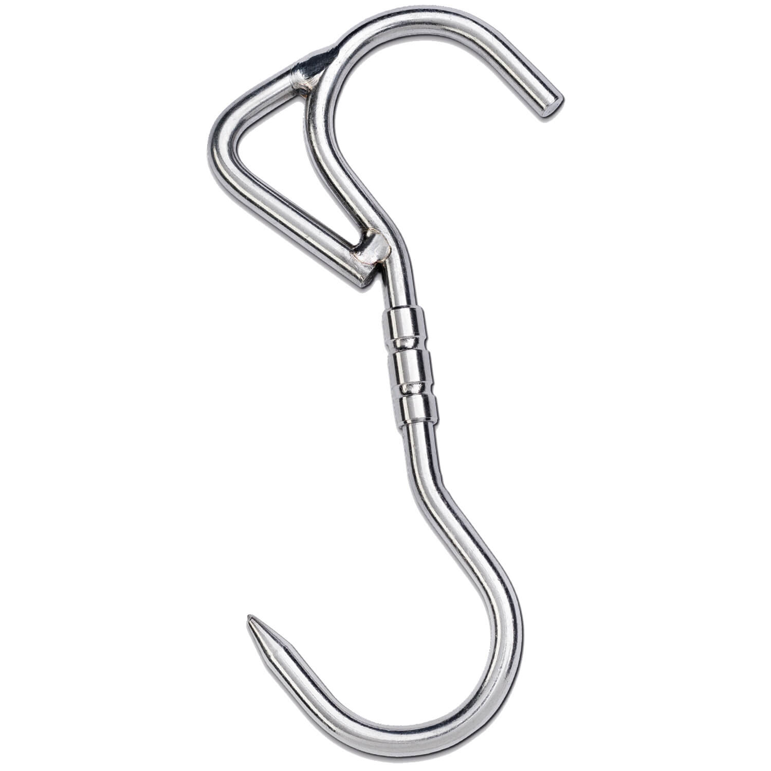 Landig Drehhaken mit Ring Edelstahl bis 125kg - Jagdausrüstung