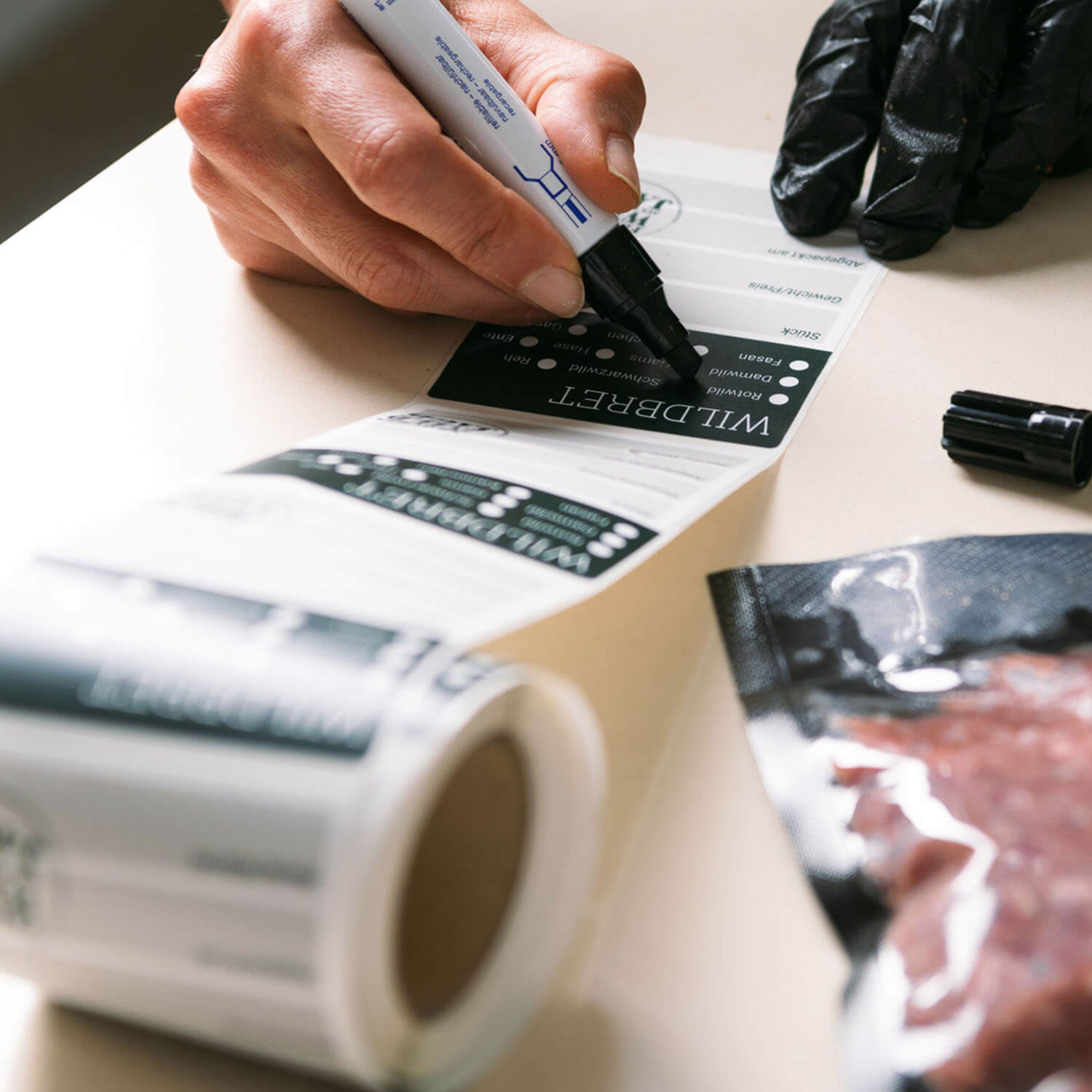 Landig Jagdetiketten Wildbret