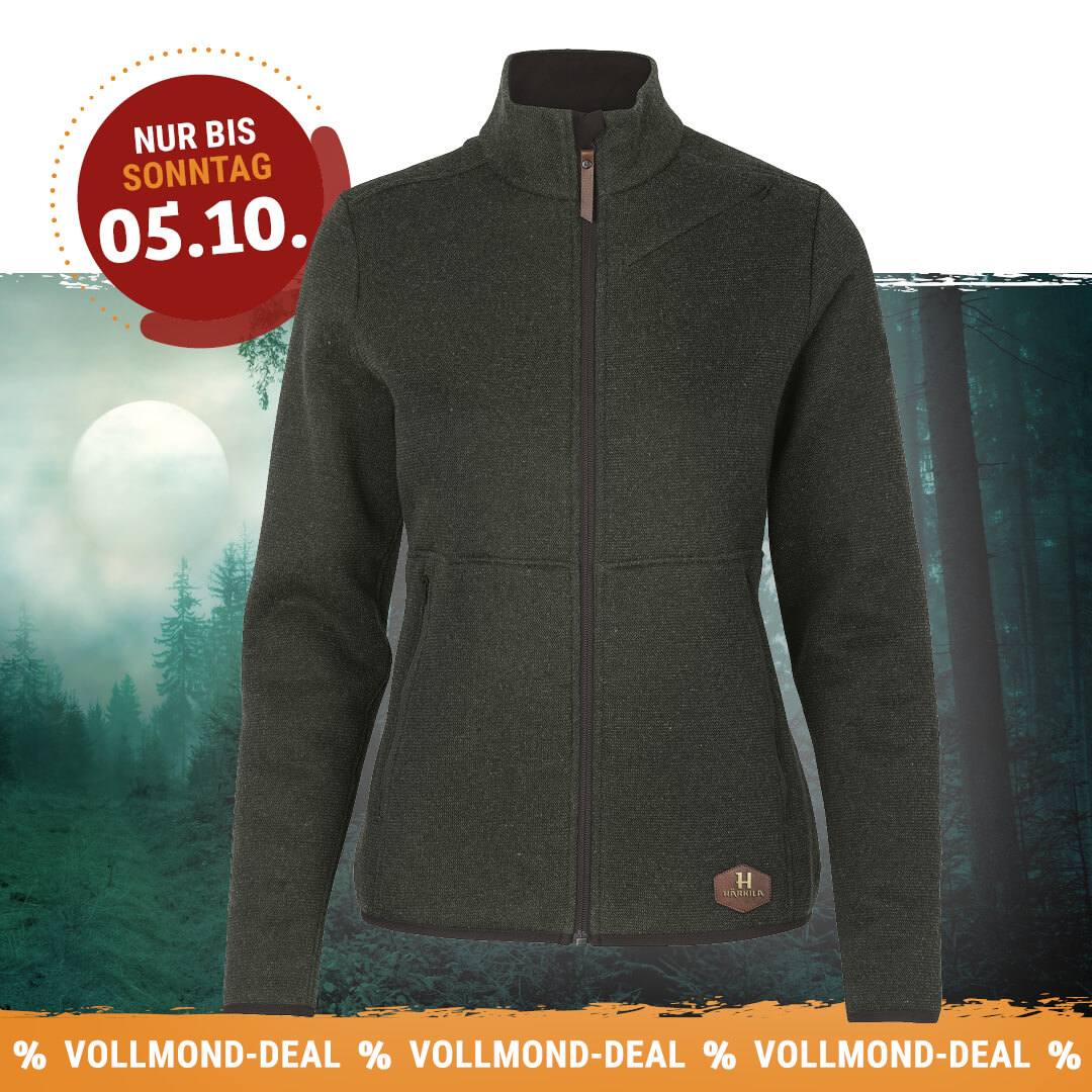 Härkila Damen Strickjacke Metso (Willow Green) - Jagdjacken