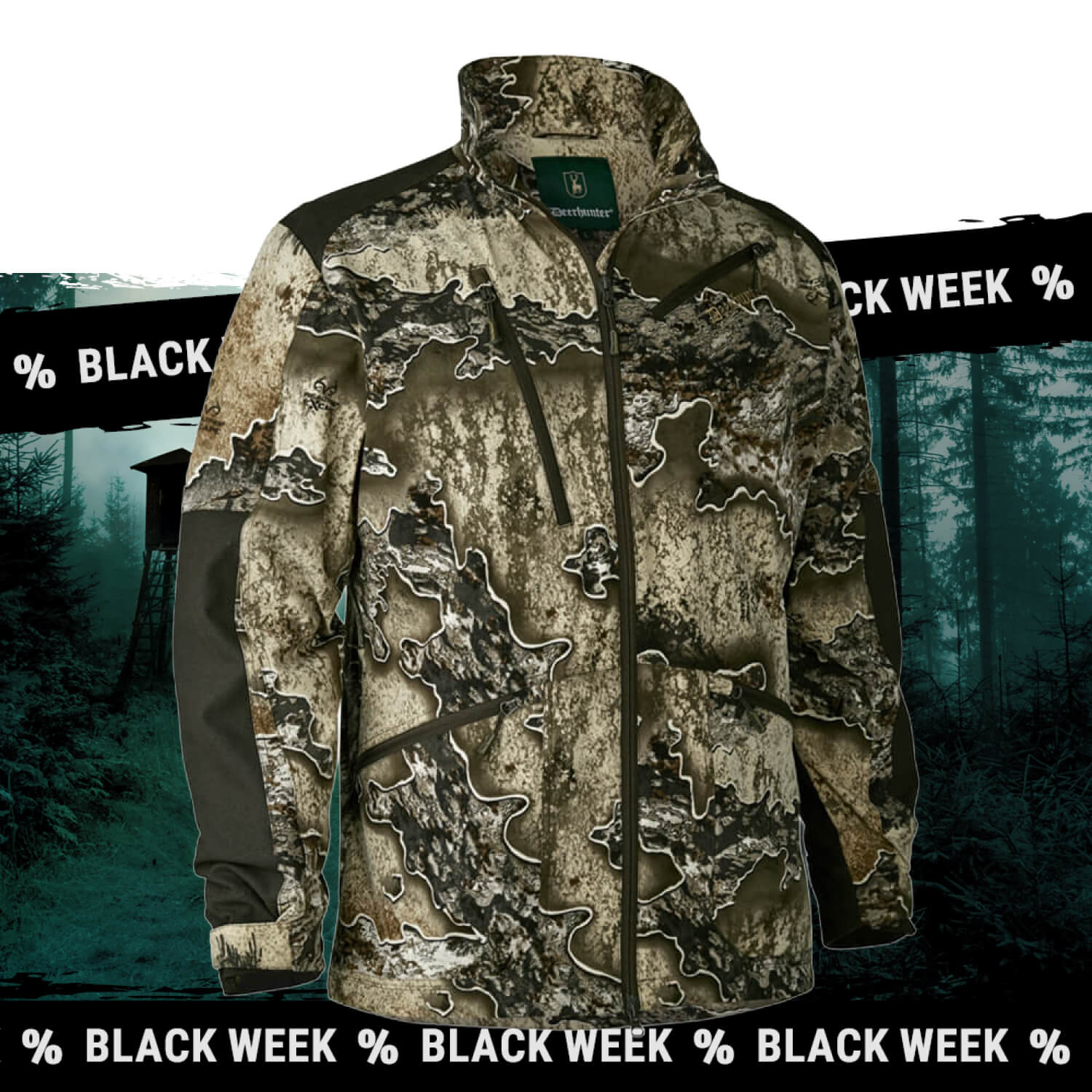 Deerhunter Jagdjacke Excape Light (Realtree)