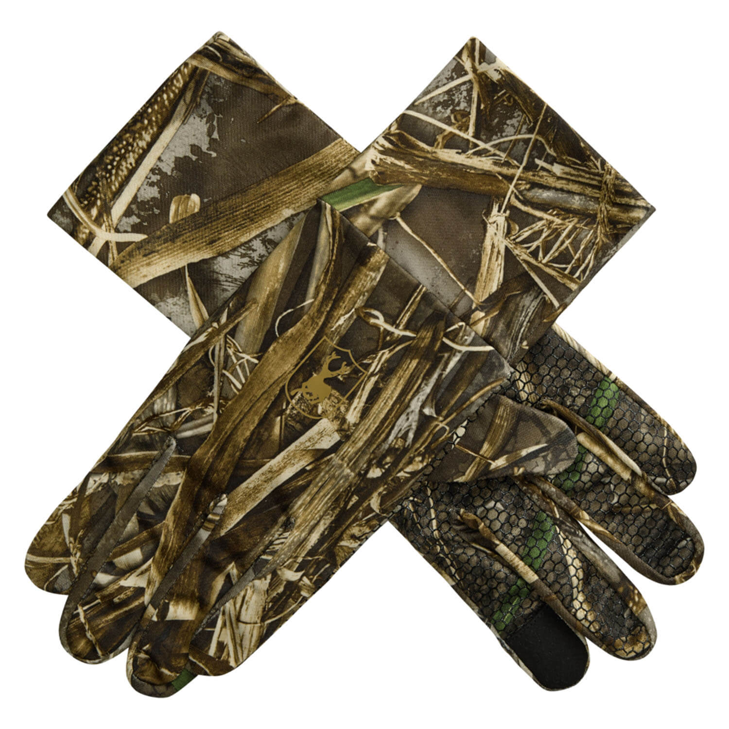 Deerhunter Handschuhe Silikon Grip (Realtree MAX-7) - Tarnhandschuhe