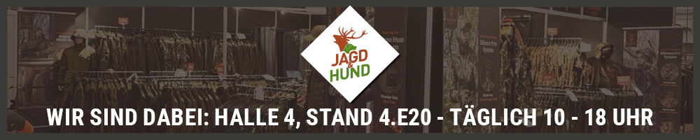 Pirscher Shop auf der Jagdmesse Wild und Hund in Dortmund