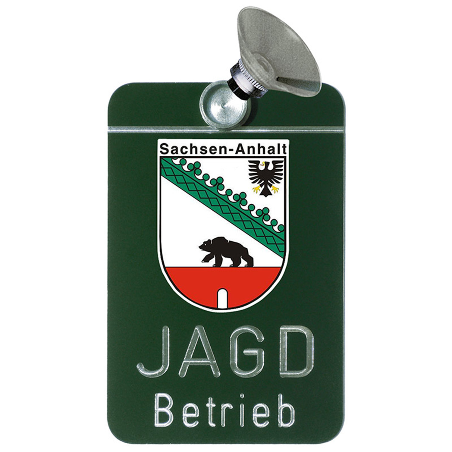 Akah Autoschild Jagdbetrieb Sachsen-Anhalt
