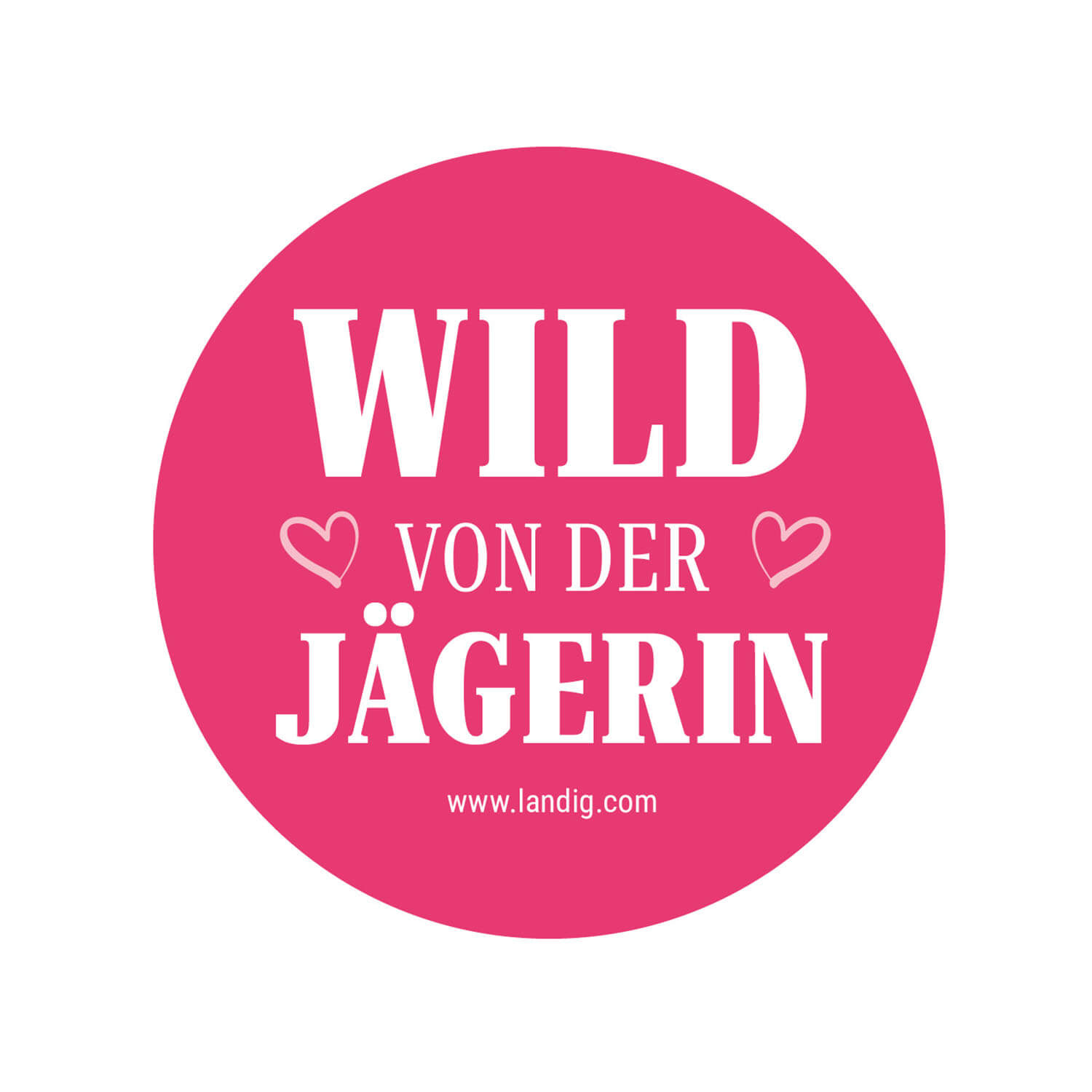 Landig Jagdetiketten "Wild von der Jägerin" - Jagdausrüstung