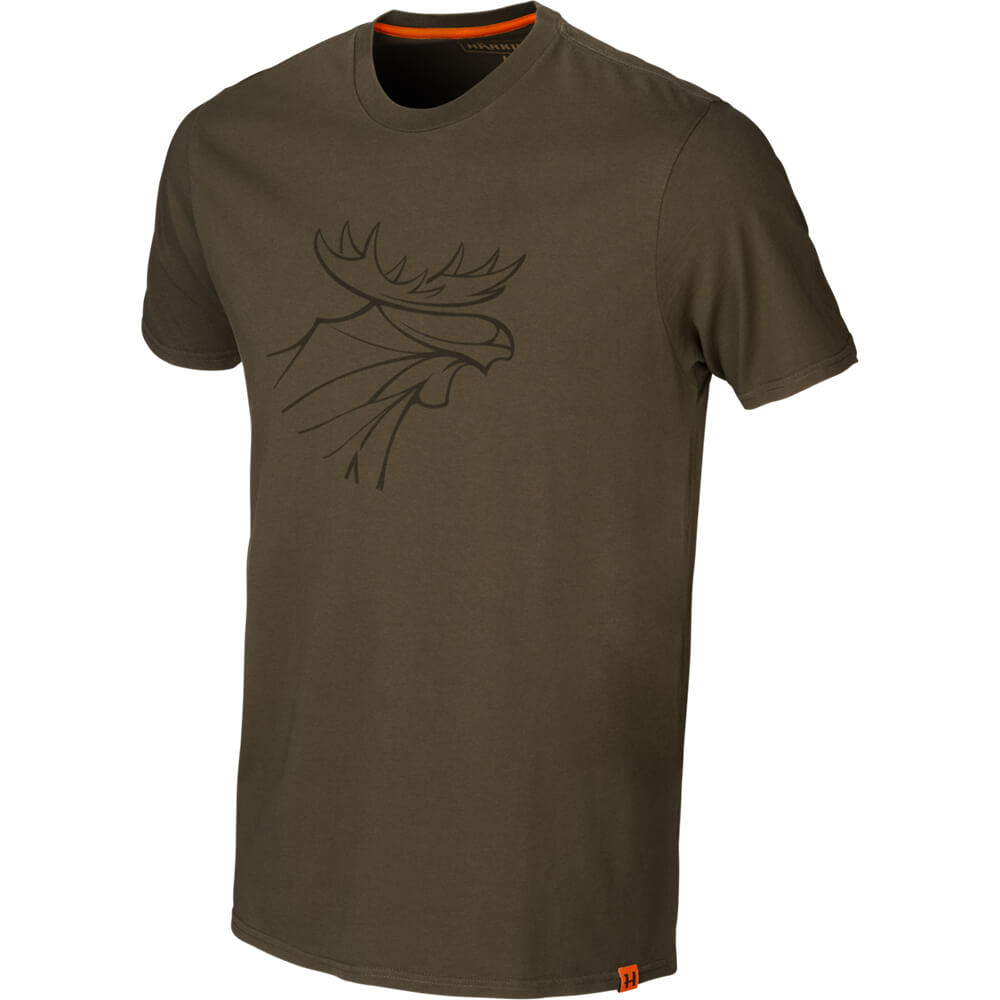 Härkila T-Shirt 2er-pack Graphic (Willow Green/Slate Brown)