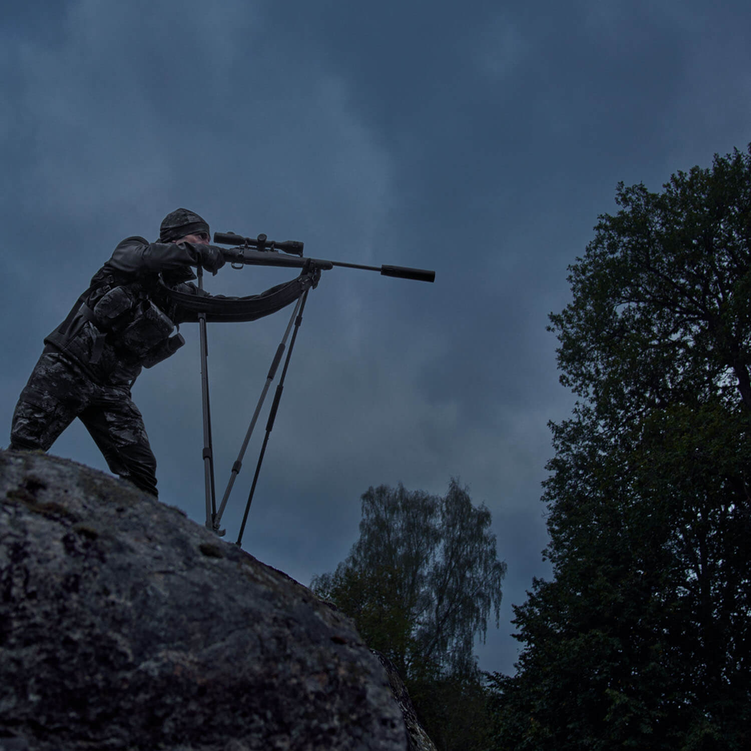  Härkila Noctyx hybride jas (AXIS MSP Zwart)