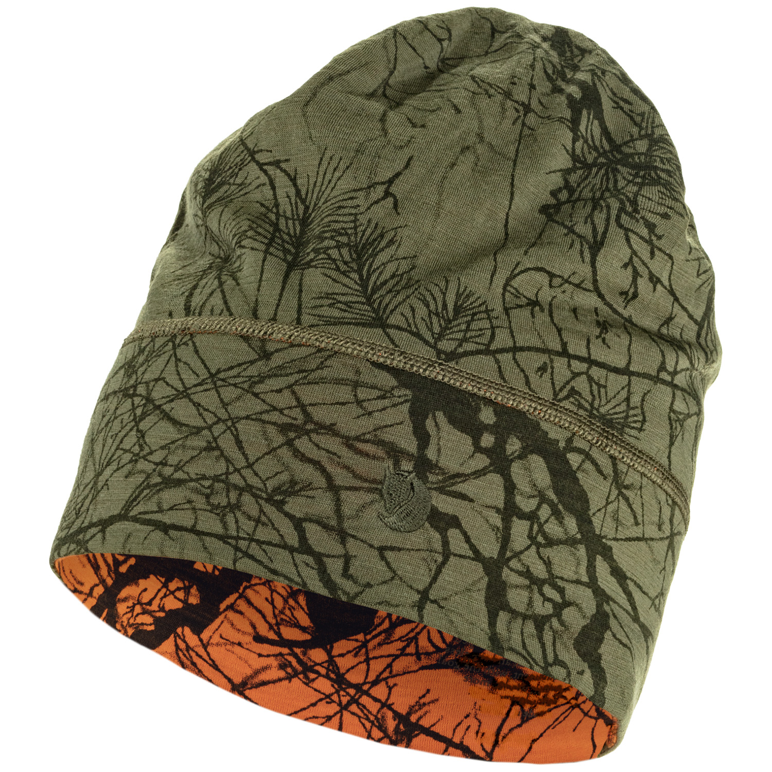 Fjällräven Mütze Lappland Camo (Grün/Orange) - Mützen & Caps