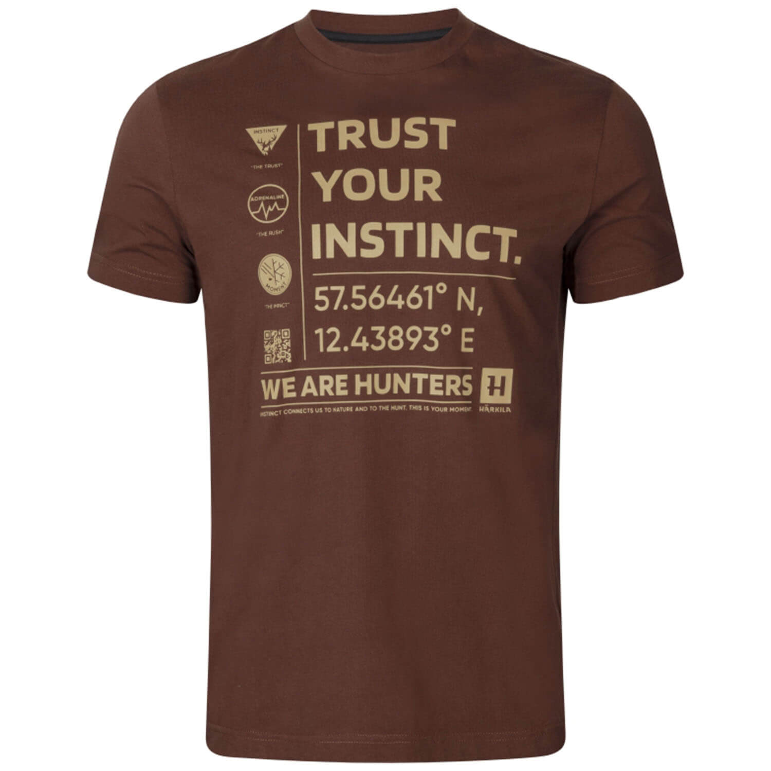 Härkila T-Shirt Instinct (Burgundy) - Hemden & Shirts