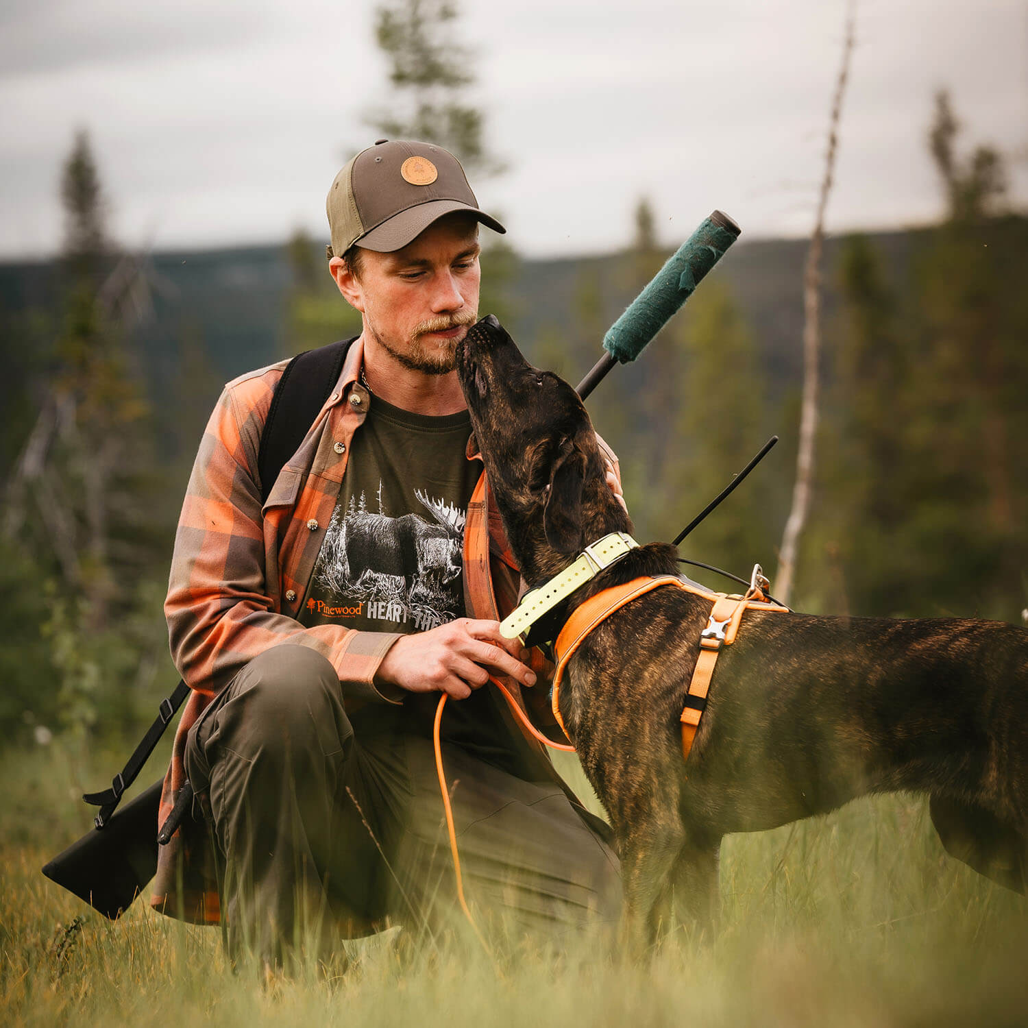 Pinewood T-Shirt Moose (Green)