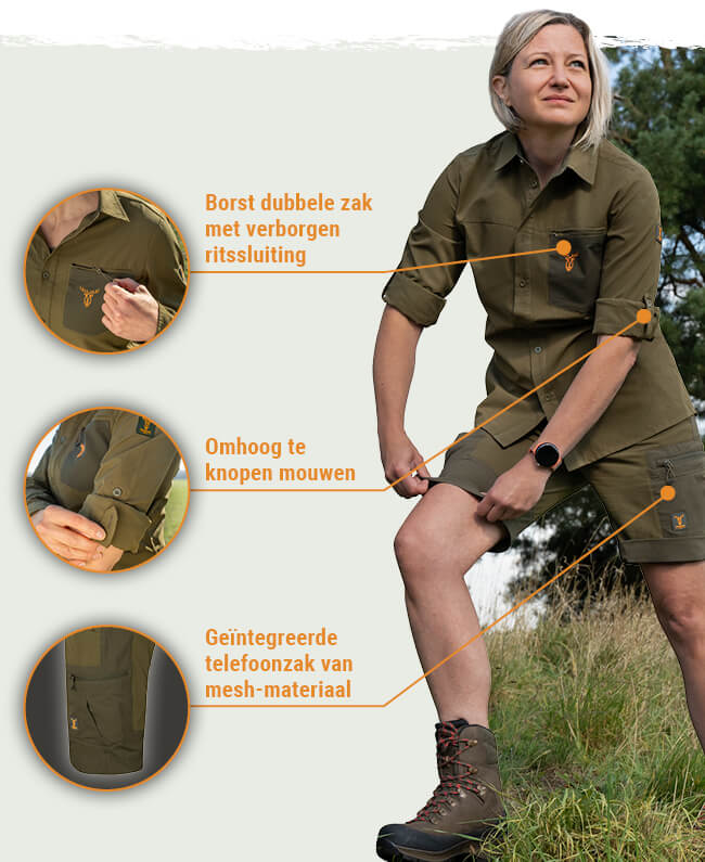 Pirscher Gear Tanatex System Dames