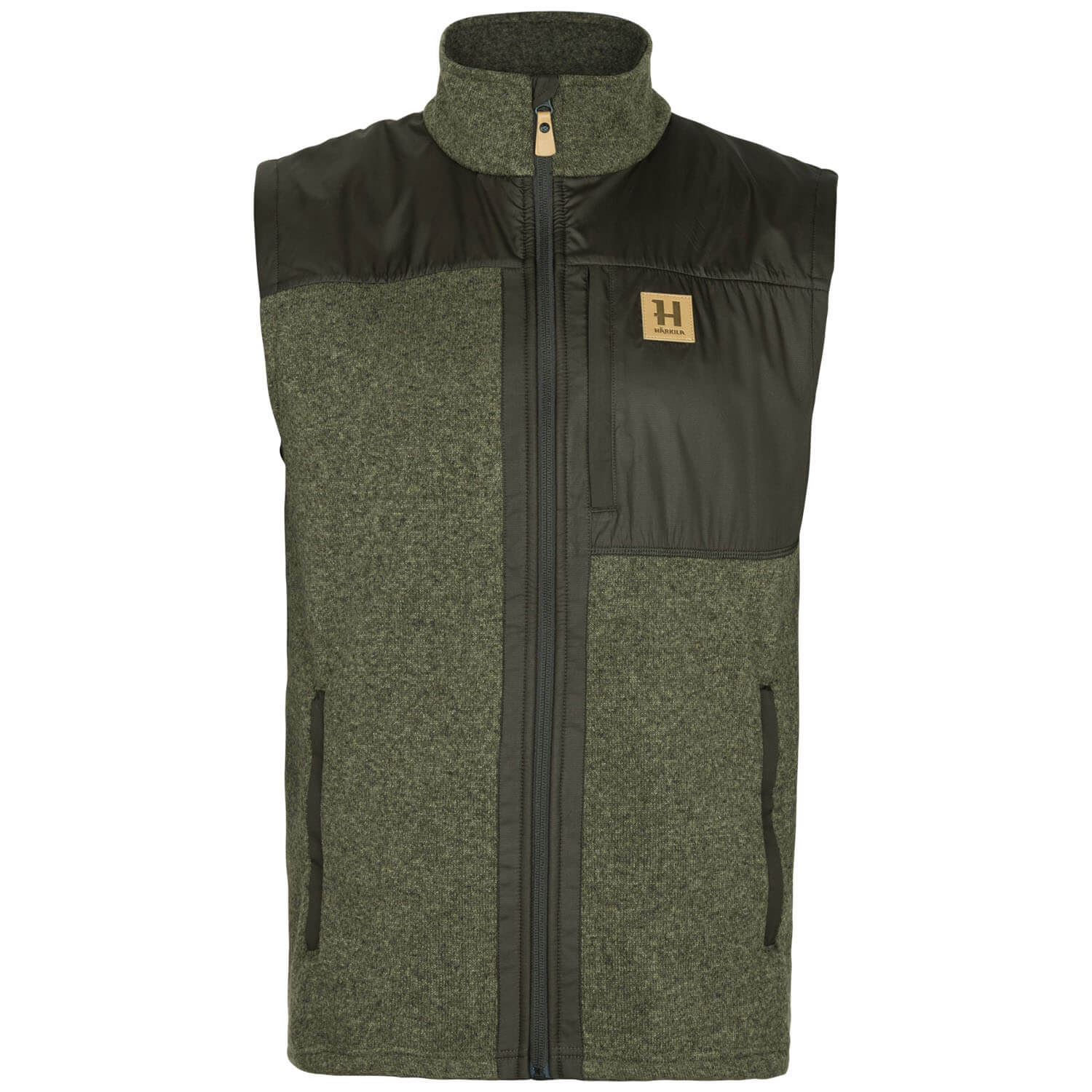  Härkila Kalix fleece vest (wilgengroen/schaduwbruin)