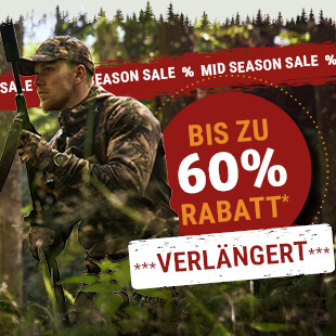 Mid-Season-Sale: Bis zu 60% Rabatt auf Jagdbekleidung und -ausrüstung