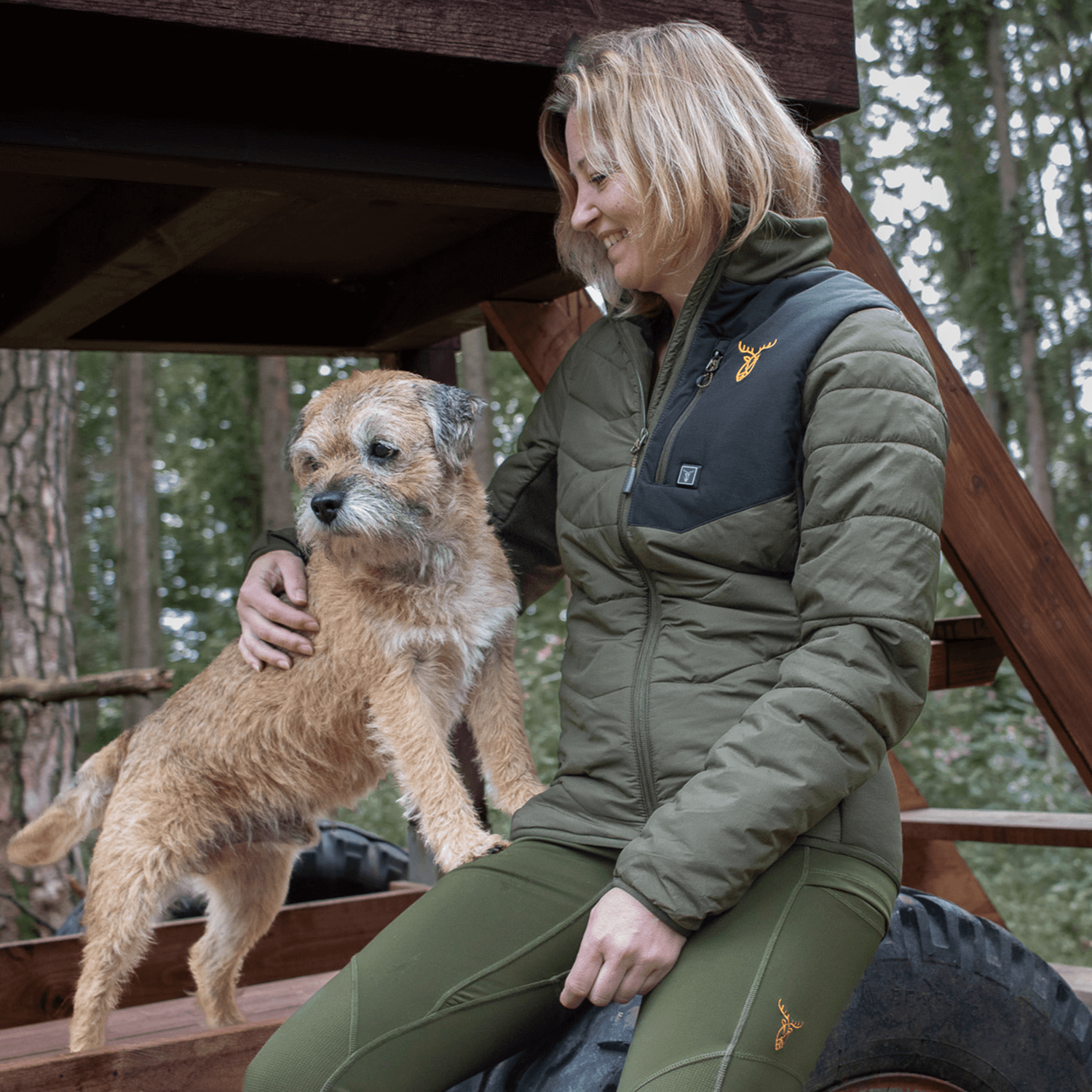 Pirscher Gear Damen-Heizjacke