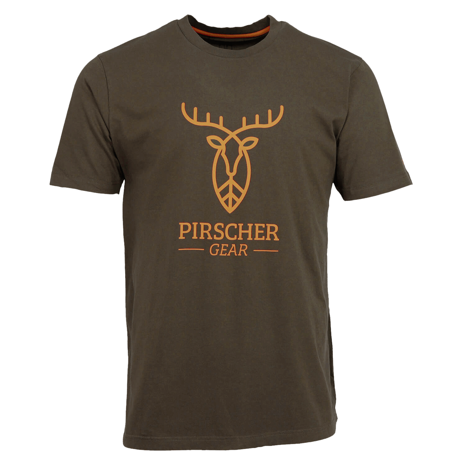 Pirscher Gear T-Shirt Full Logo (Braun) - Sommer-Jagdbekleidung