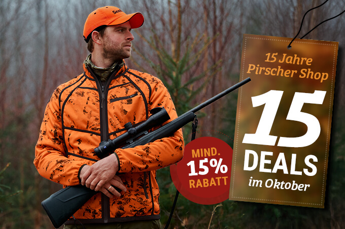 Starke Okotber-Deals zum Jubiläum 15 Jahre Pirscher Shop
