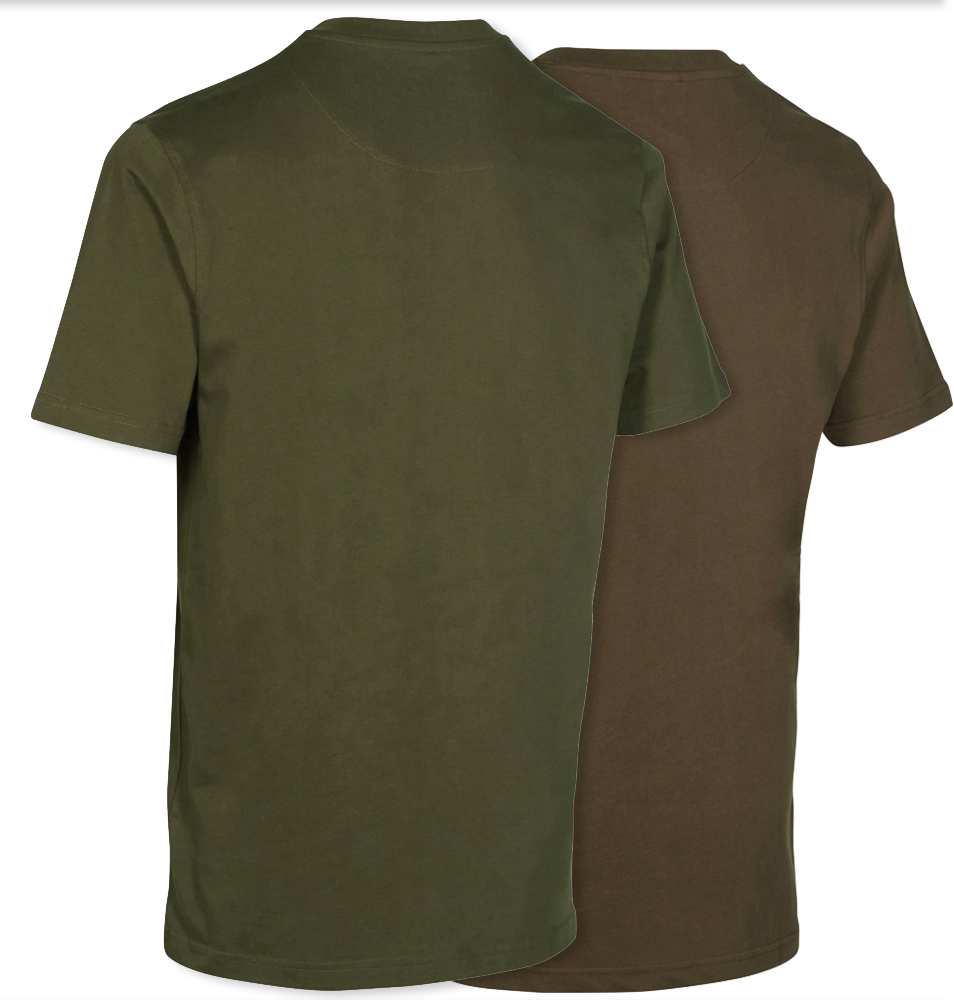 Deerhunter T-Shirt (2er Set) Grün/Braun