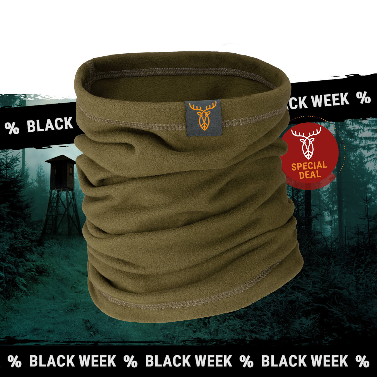 Pirscher Gear Fleece Nackenwärmer - Jagdanlass