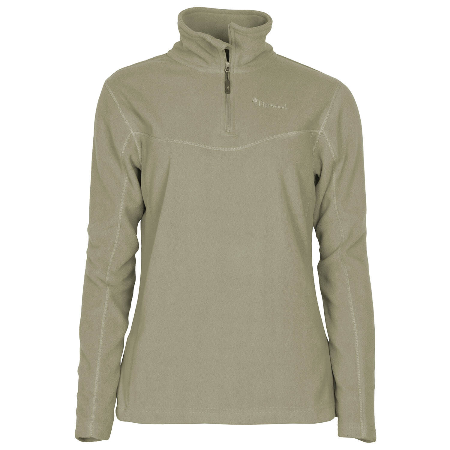 Pinewood Damen Fleece Pullover Tiveden (Beige) - Jagdpullover