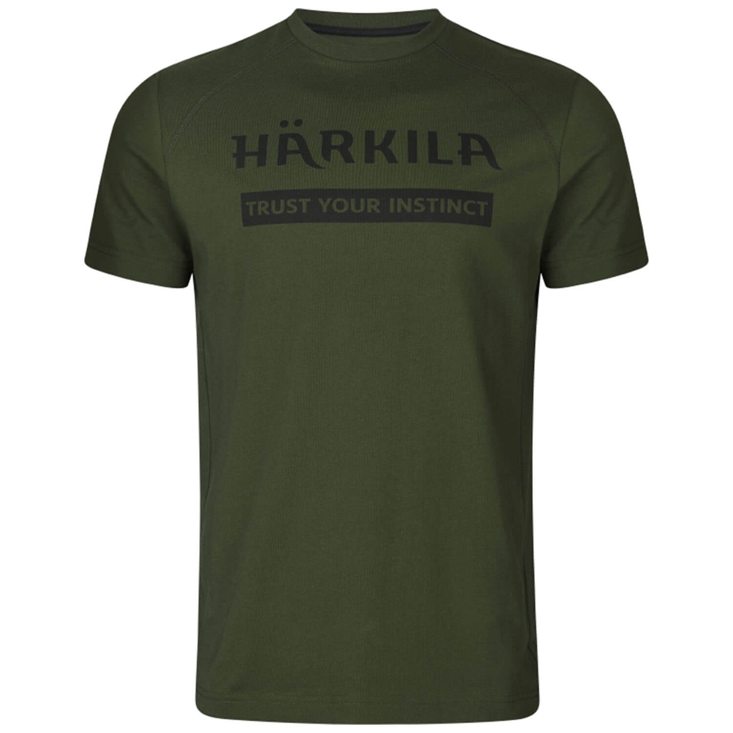 Härkila T-Shirt 2er-pack Logo (Duffel green/Phantom)