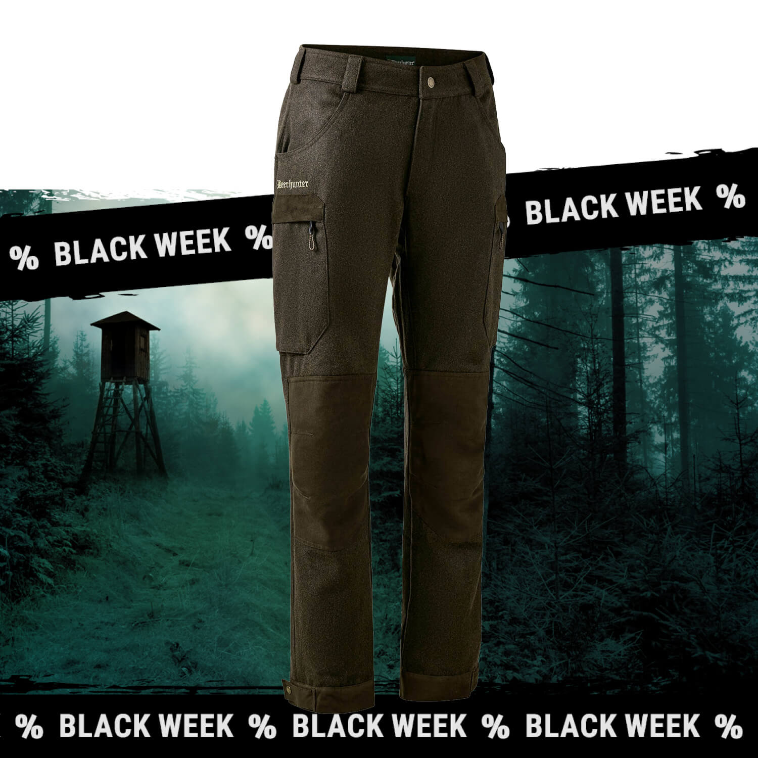 Deerhunter Jagdhose Tatra (Loden Wood) - Outlet