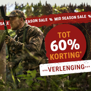 Tot 60% korting op jachtartikelen en jachtuitrusting.
