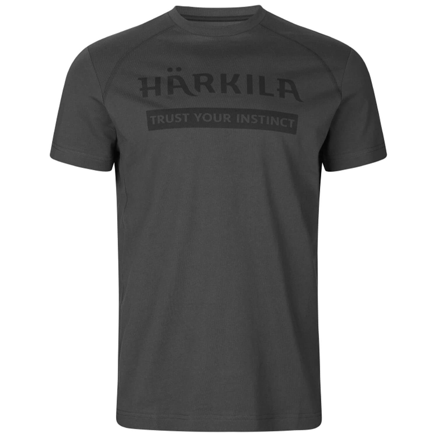 Härkila T-Shirt 2er-pack Logo (Duffel green/Phantom)