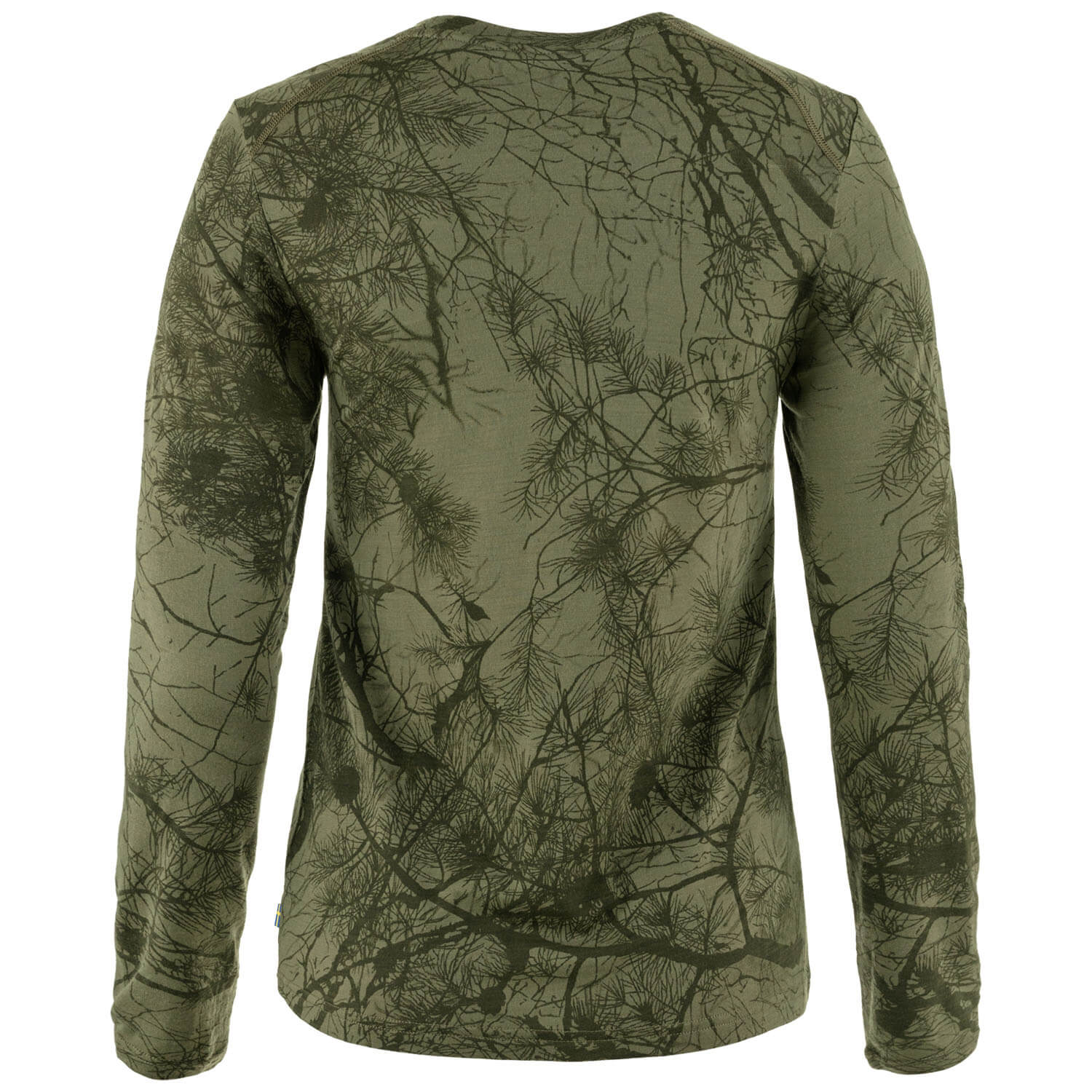 Fjällräven Damen LS-Shirt Värmland Wool (Green Camo)