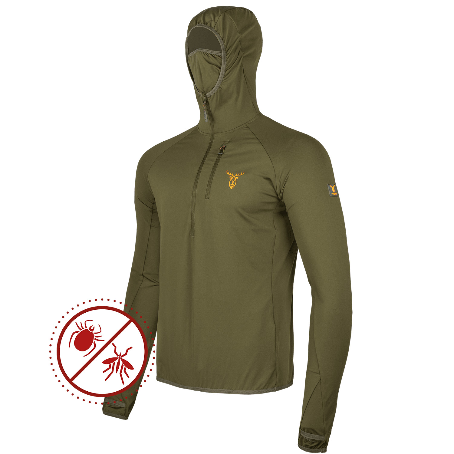 Pirscher Gear Ultralight 2.0 Tanatex Hoodie-Shirt - Jagdbekleidung Herren