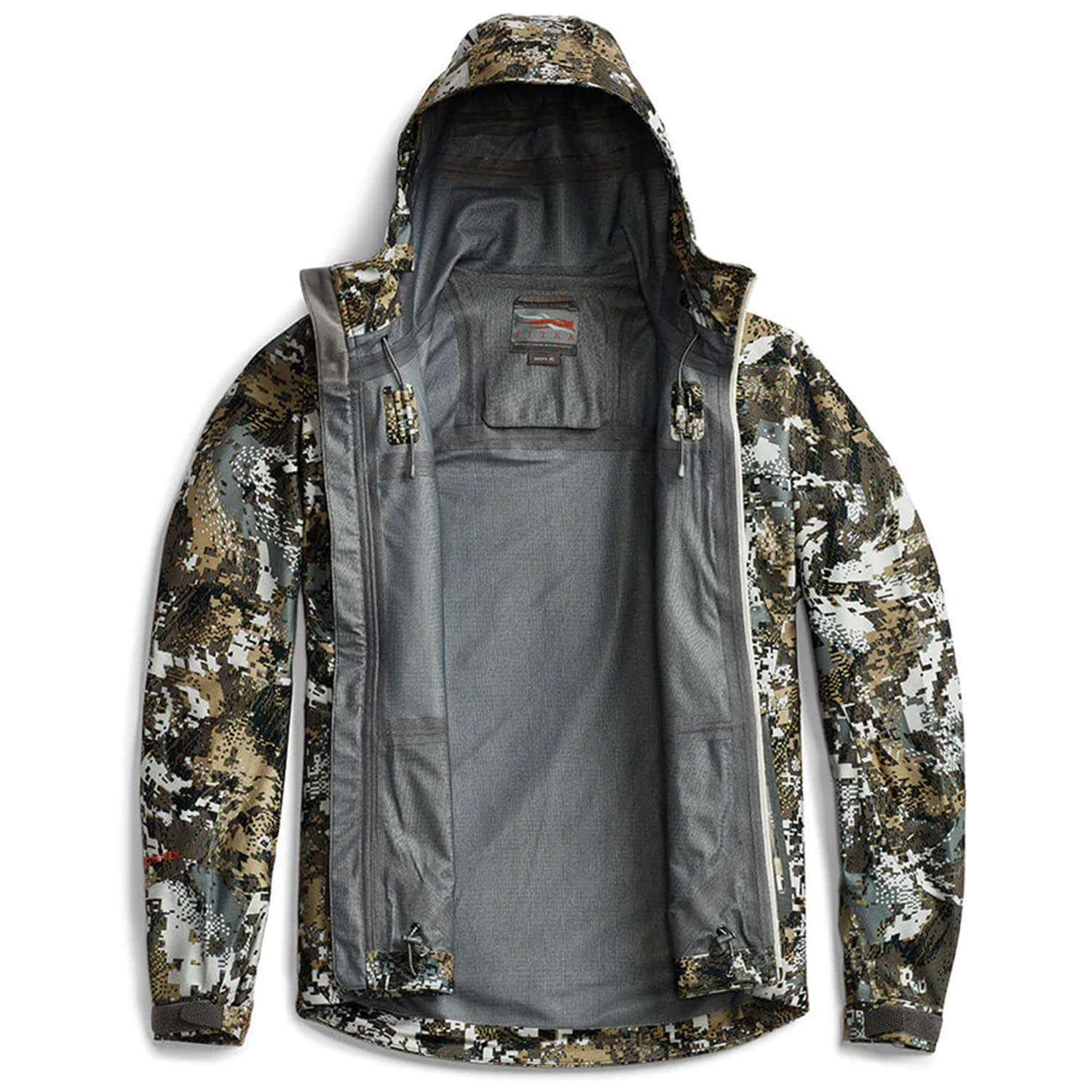 Sitka Gear Regenjacke Downpour (Optifade Elevated II)